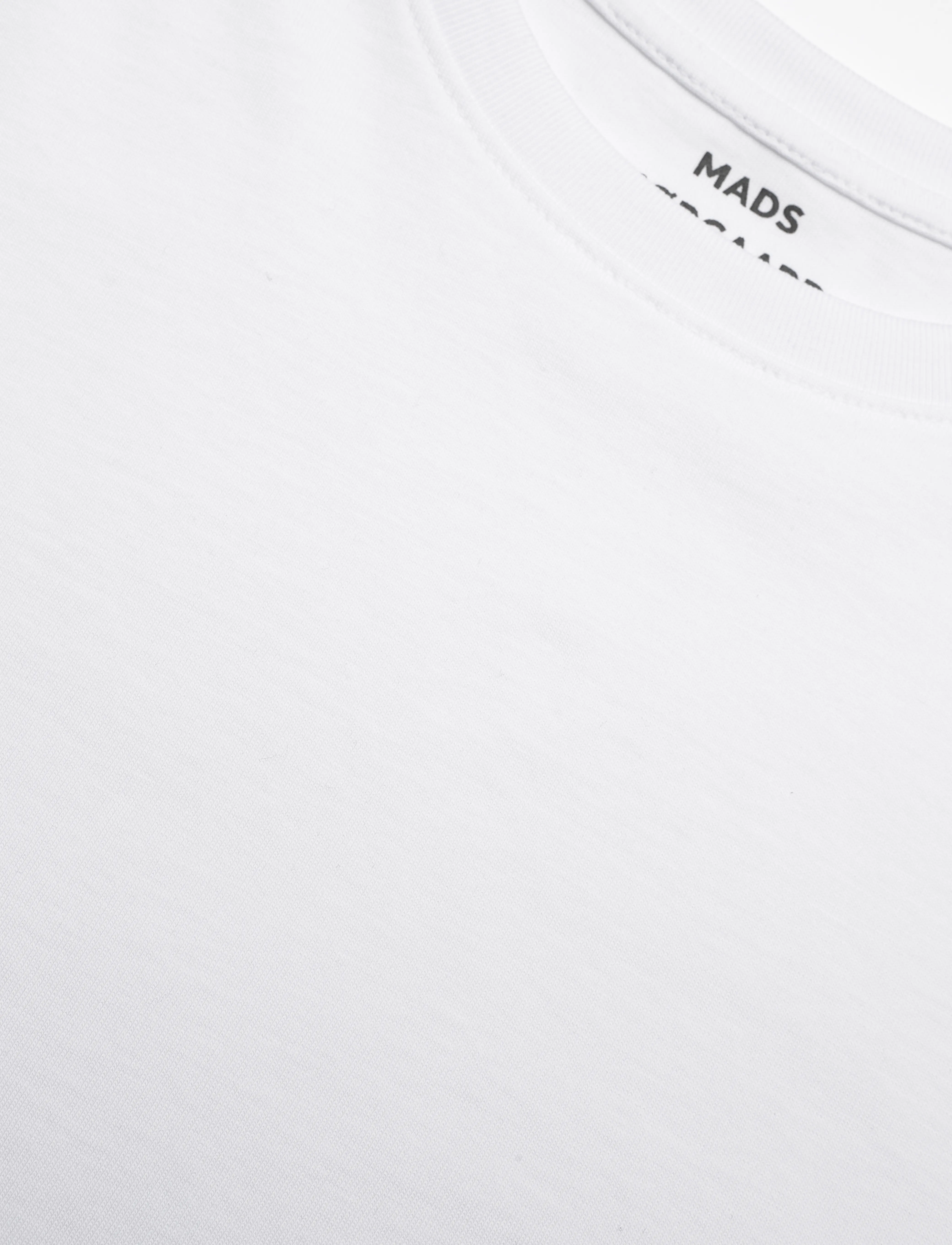 Mads Nørgaard - Cotton Jersey Jess Tee FAV - t-shirts - white - 2