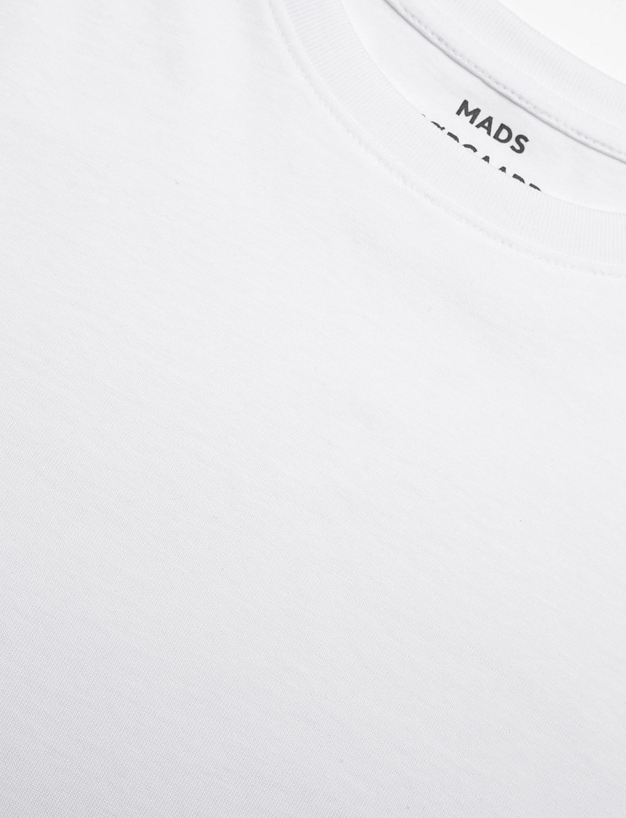 Mads Nørgaard - Cotton Jersey Jess Tee FAV - t-särgid - white - 5
