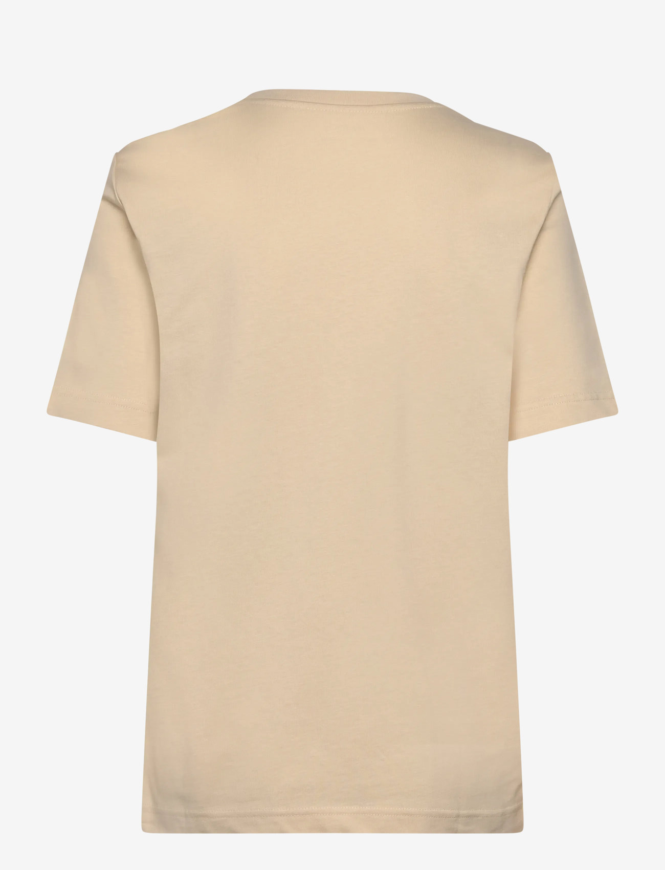 Mads Nørgaard - Cotton Jersey Jess Tee FAV - t-shirts - wood ash - 1