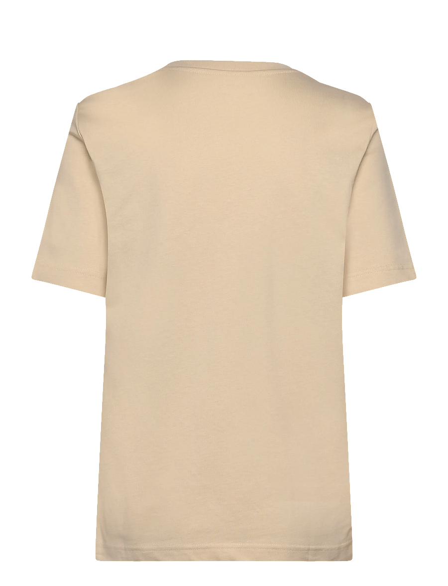Mads Nørgaard - Cotton Jersey Jess Tee FAV - t-shirts - wood ash - 2