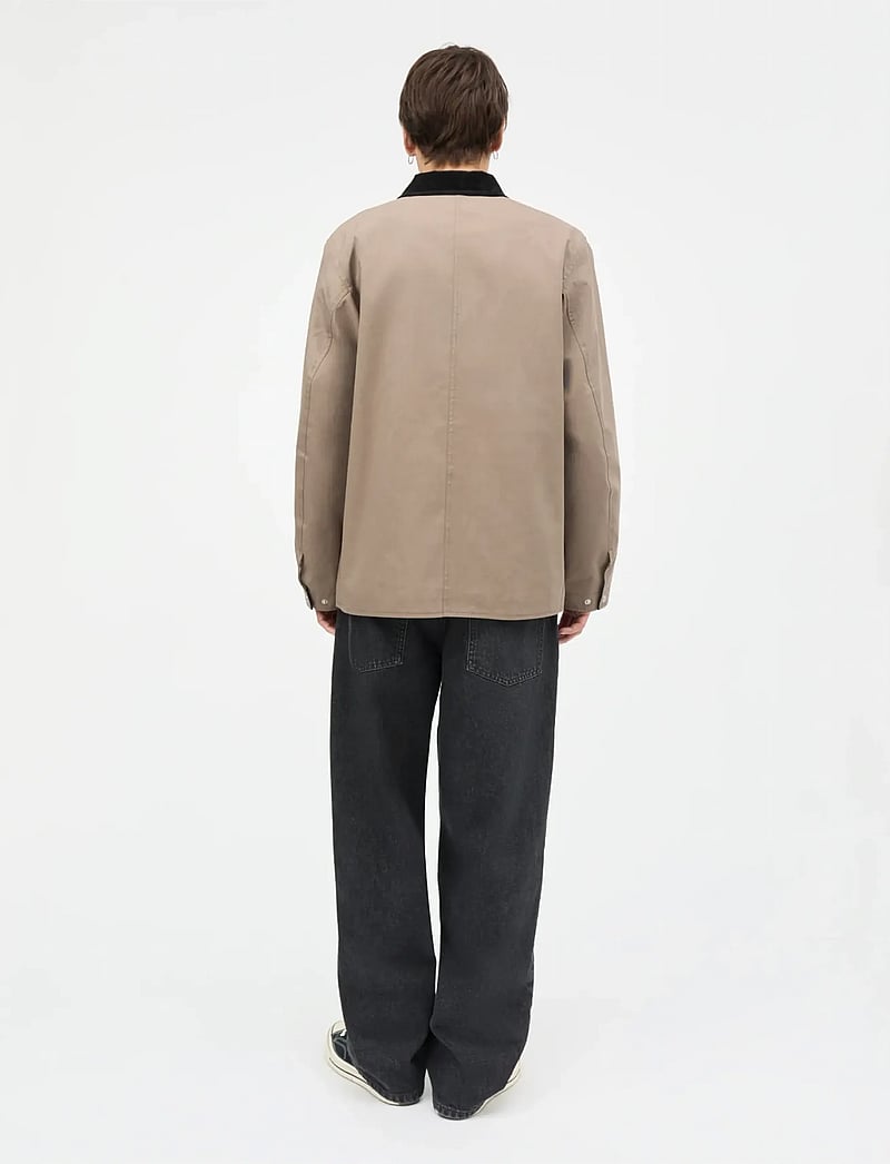 Mads Nørgaard - Repellent Weave Wilson Zip Jacket - frühlingsjacken - walnut - 2
