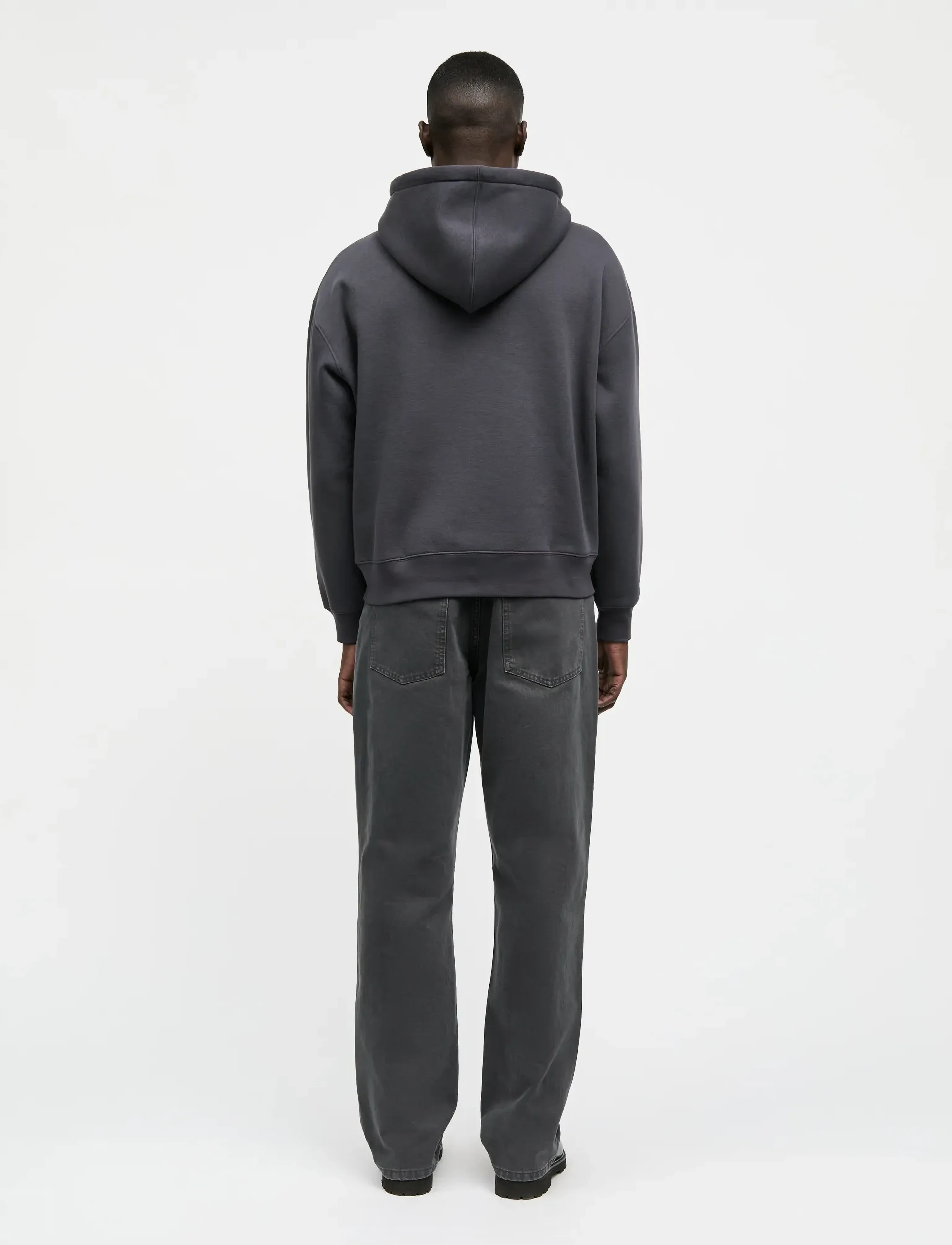Mads Nørgaard - Standard Luka Hoodie Zip Sweat - hupparit - asphalt - 2