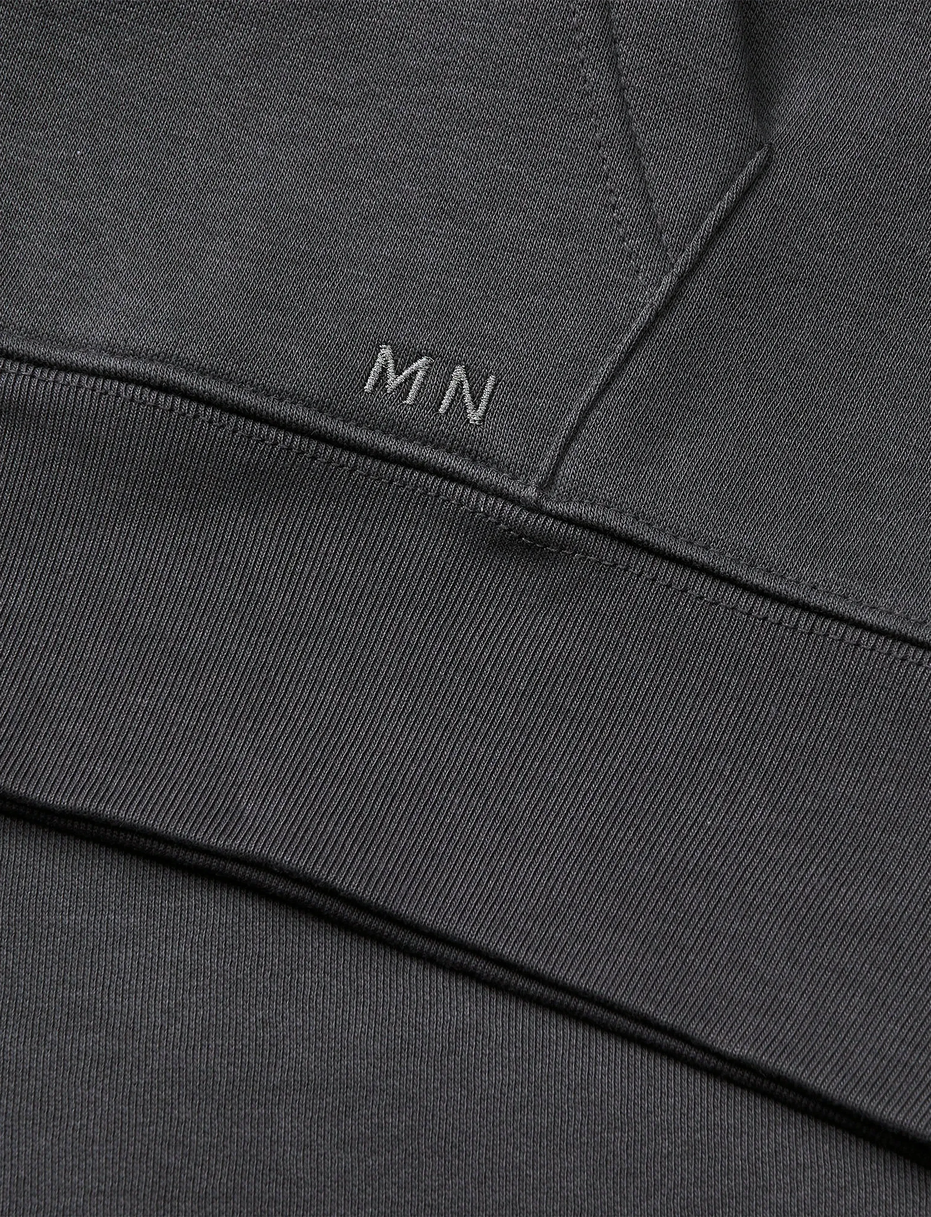 Mads Nørgaard - Standard Luka Hoodie Zip Sweat - hupparit - asphalt - 3