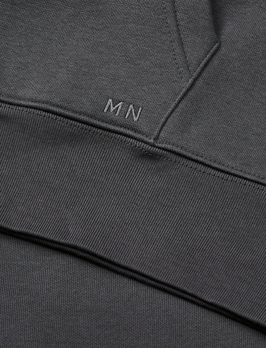 Mads Nørgaard - Standard Luka Hoodie Zip Sweat - kapuzenpullover - asphalt - 3