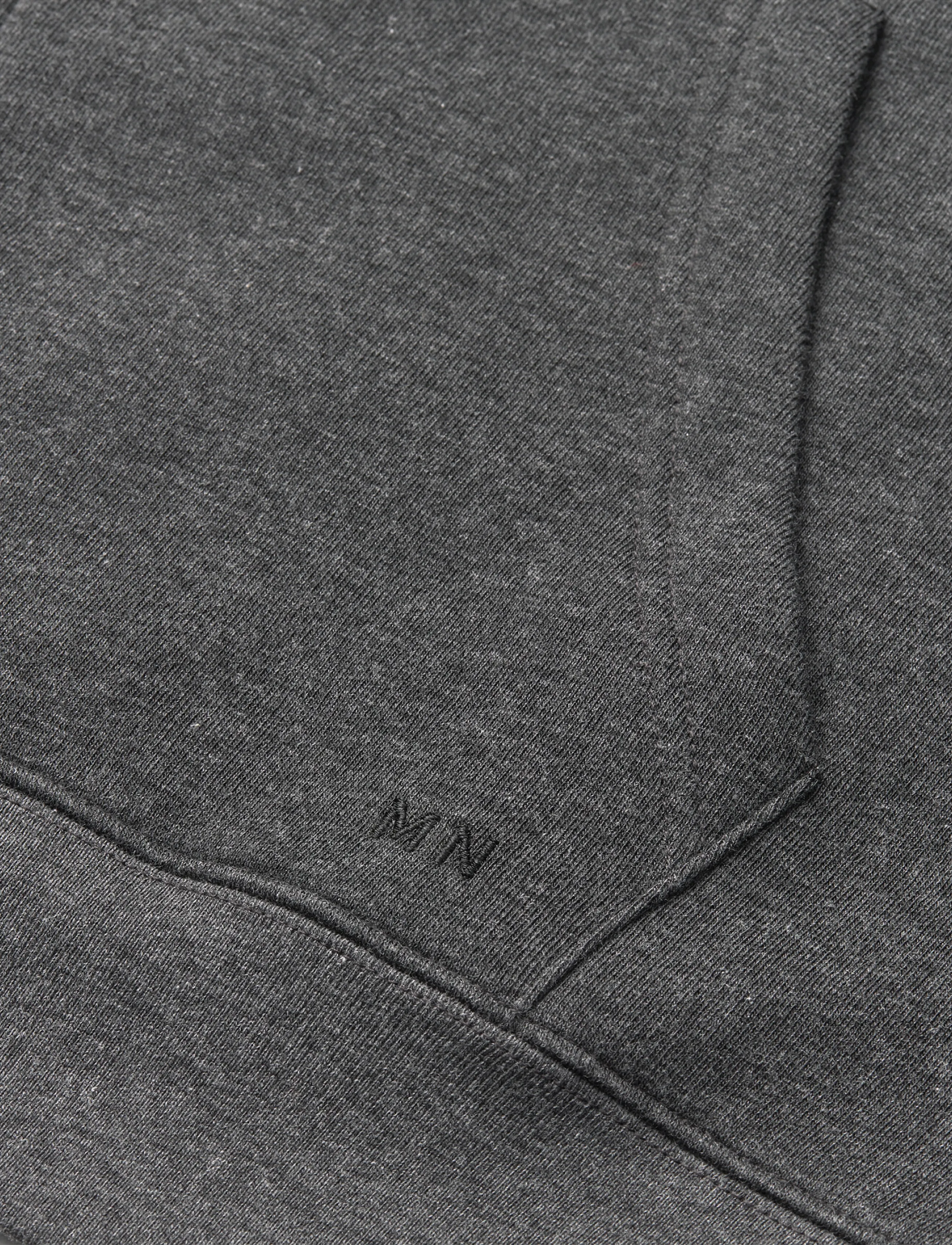 Mads Nørgaard - Standard Luka Hoodie Zip Sweat - kapuzenpullover - dark grey melange - 1