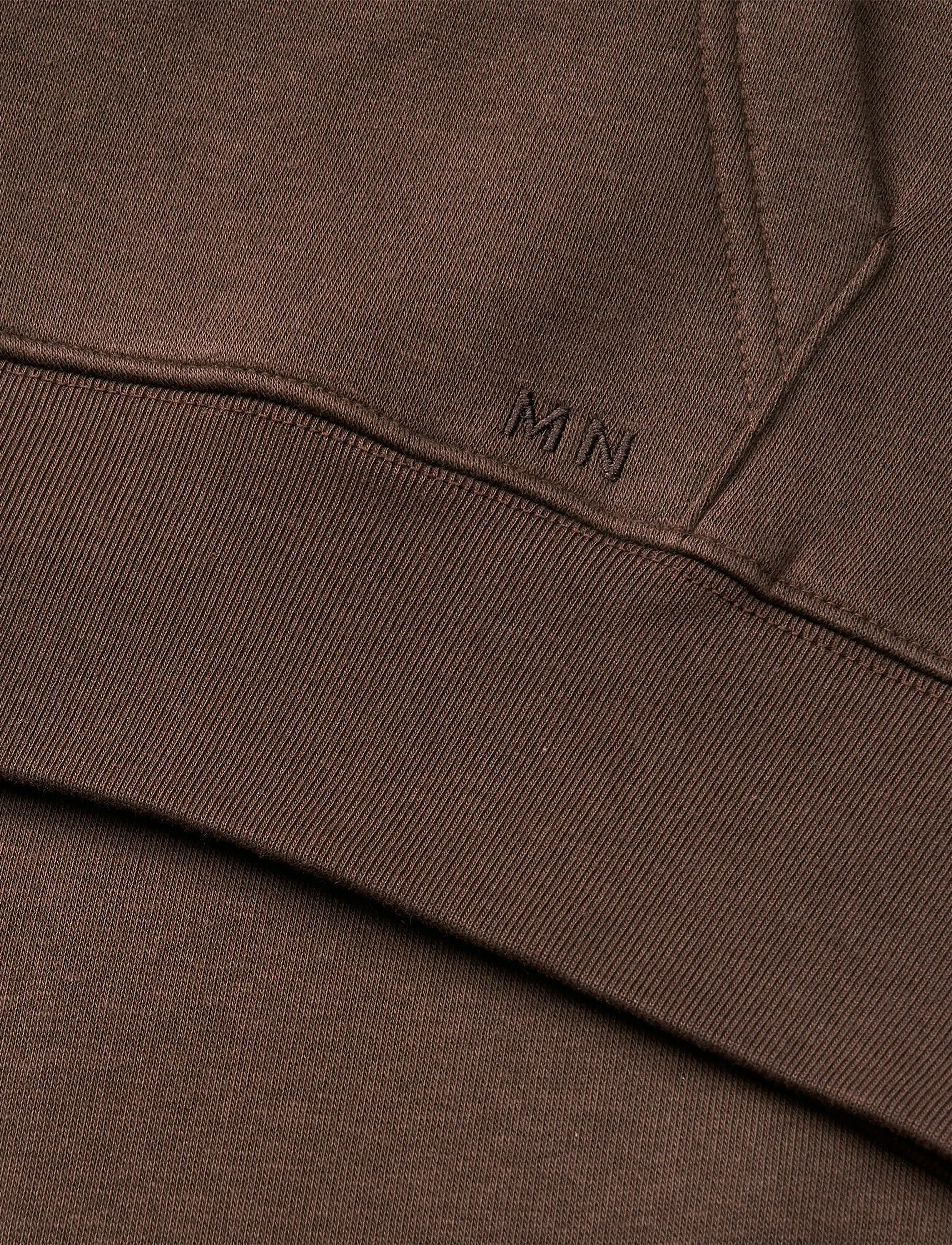 Mads Nørgaard - Standard Luka Hoodie Zip Sweat - hættetrøjer - demitasse - 3