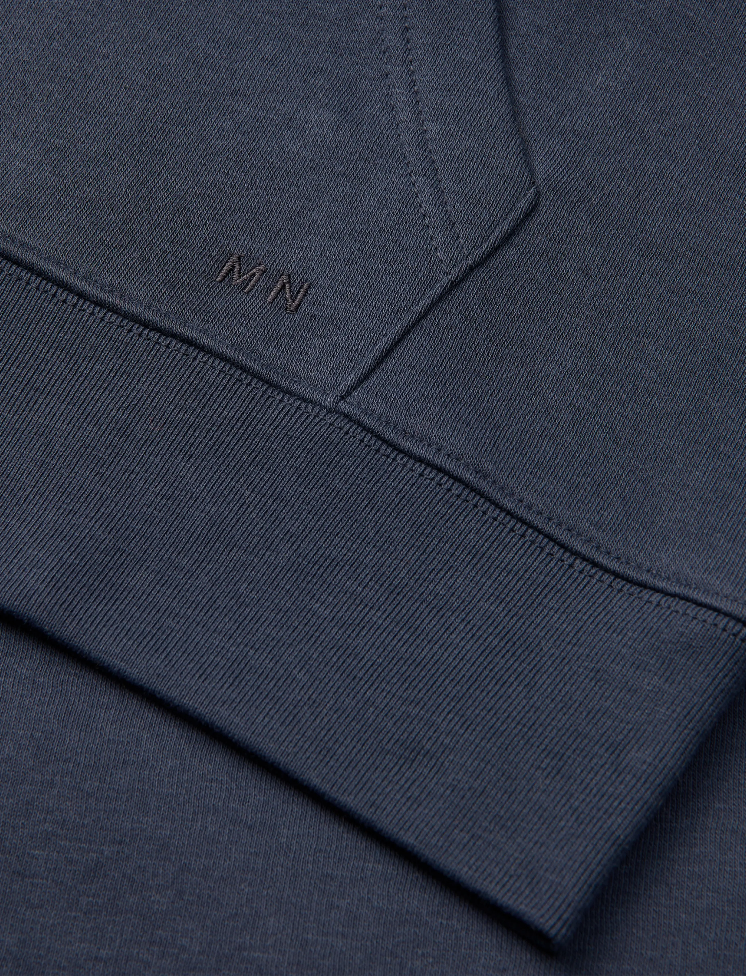 Mads Nørgaard - Standard Luka Hoodie Zip Sweat - kapuzenpullover - sky captain - 3
