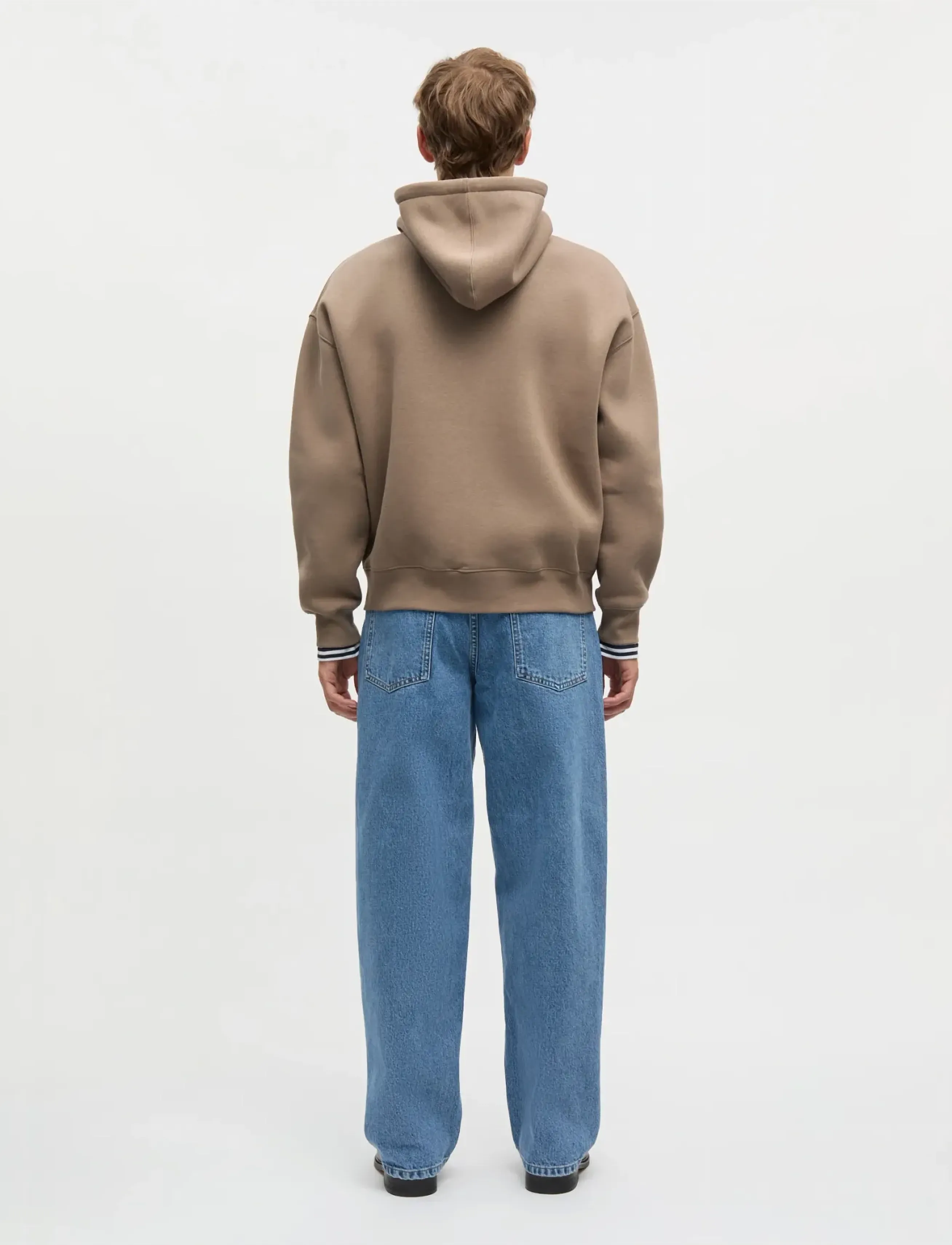 Mads Nørgaard - Standard Luka Hoodie Zip Sweat - hættetrøjer - walnut - 2