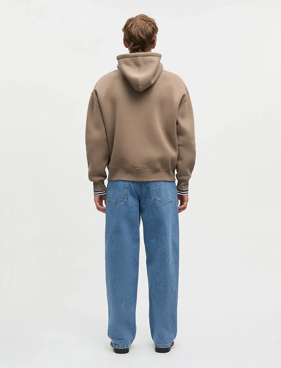 Mads Nørgaard - Standard Luka Hoodie Zip Sweat - kapuzenpullover - walnut - 2
