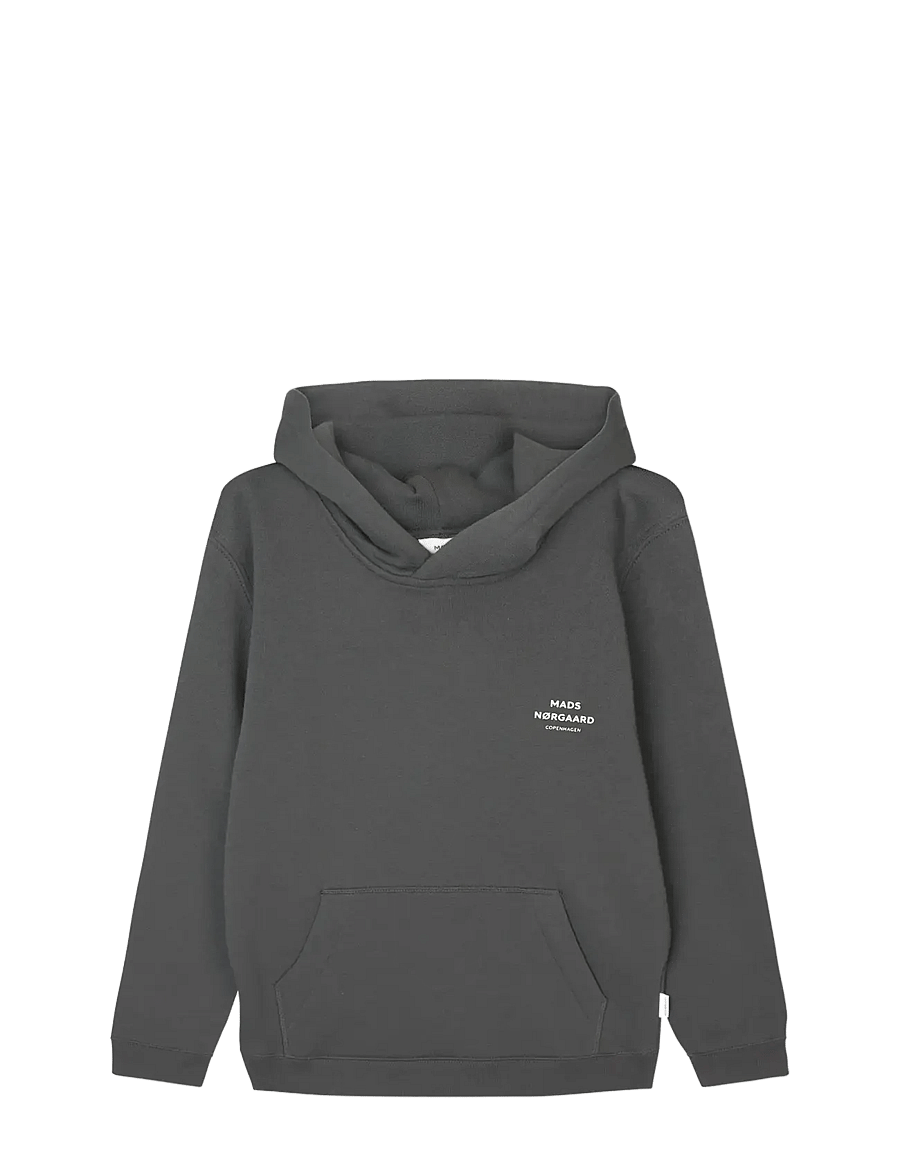 Mads Nørgaard - Standard Hudini Sweatshirt - kapuutsiga pusad - asphalt - 0