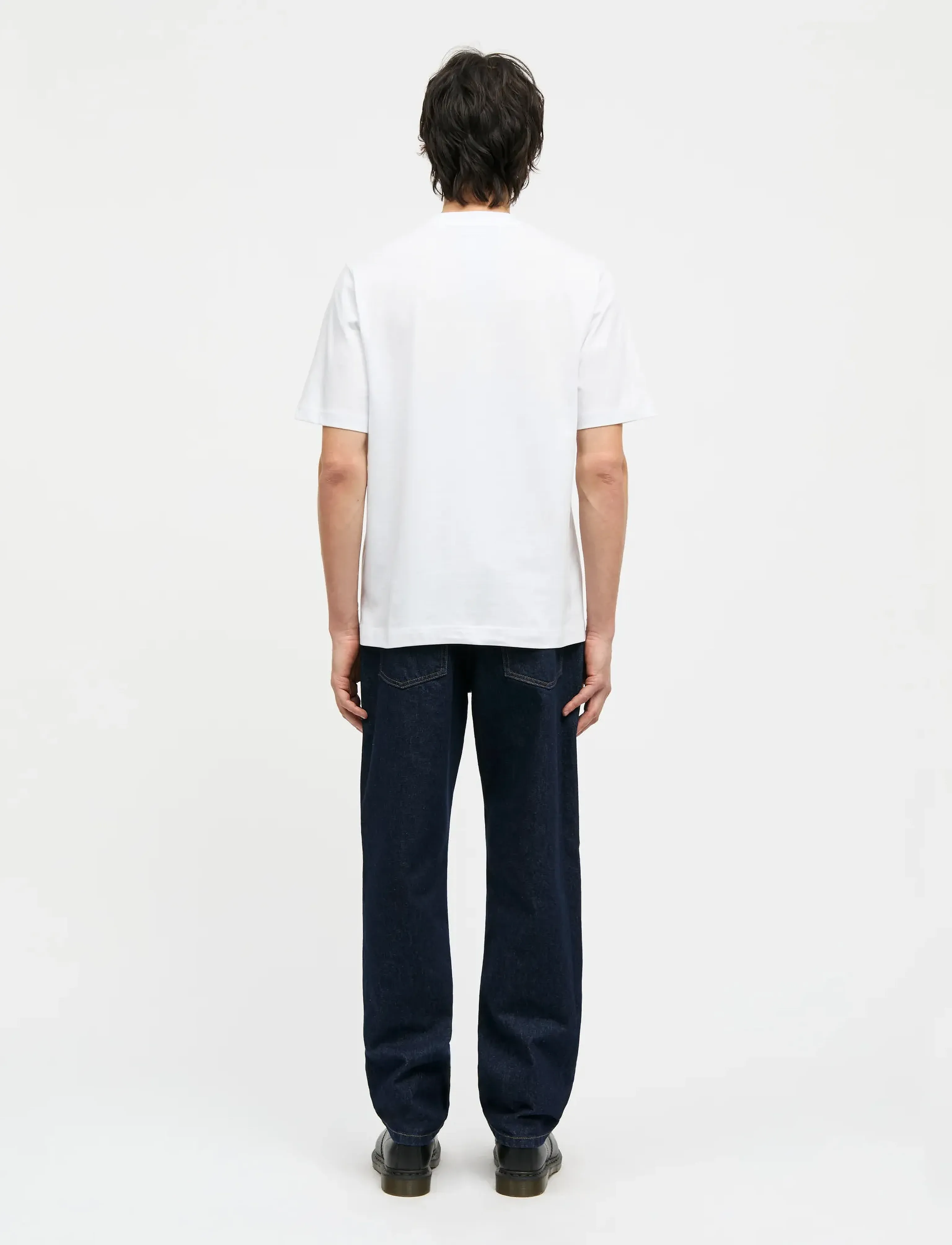 Mads Nørgaard - Cotton Jersey Spiral Frode Tee - kortærmede t-shirts - white - 2