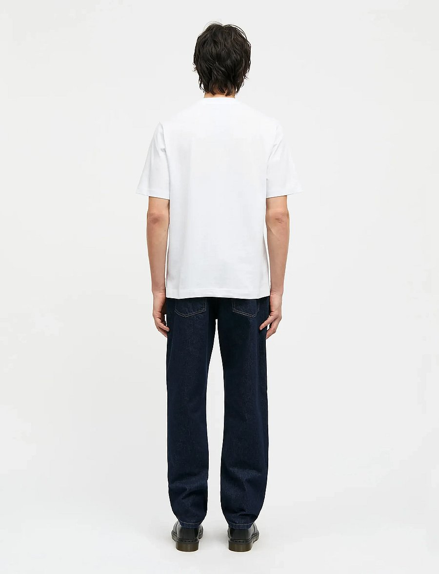 Mads Nørgaard - Cotton Jersey Spiral Frode Tee - lühikeste varrukatega t-särgid - white - 2