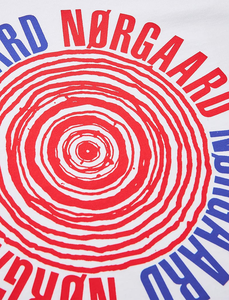 Mads Nørgaard - Cotton Jersey Spiral Frode Tee - short-sleeved t-shirts - white - 3