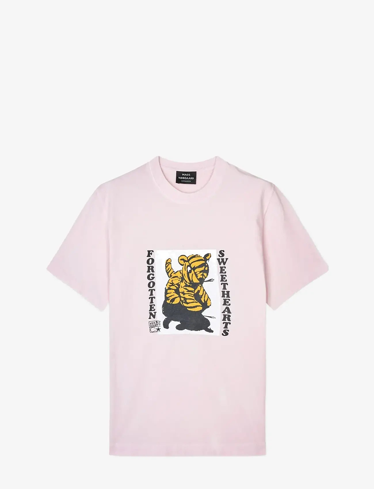 Mads Nørgaard - Cotton Jersey Sweathart Frode Tee - kurzärmelig - blushing bride - 1