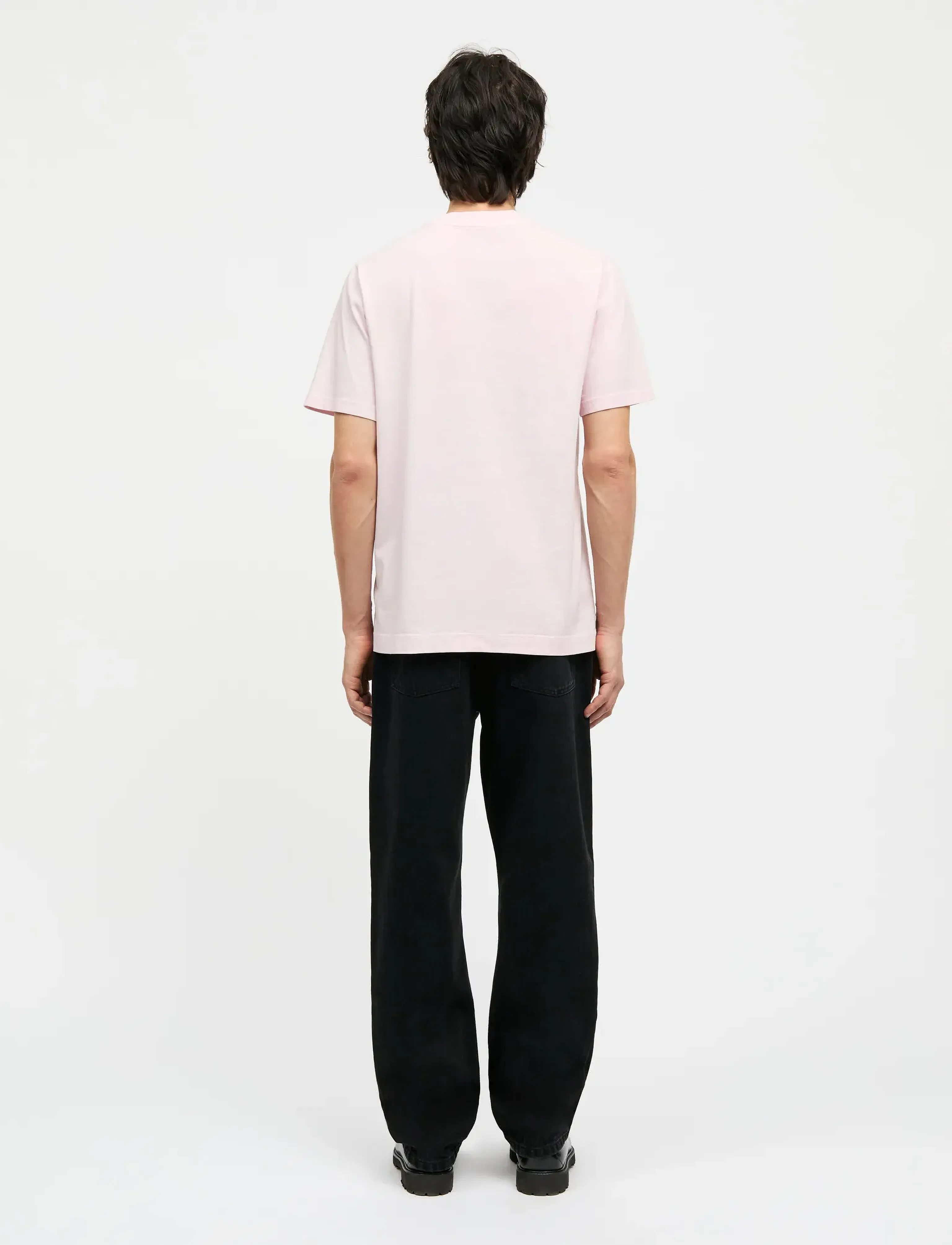 Mads Nørgaard - Cotton Jersey Sweathart Frode Tee - kortærmede t-shirts - blushing bride - 2