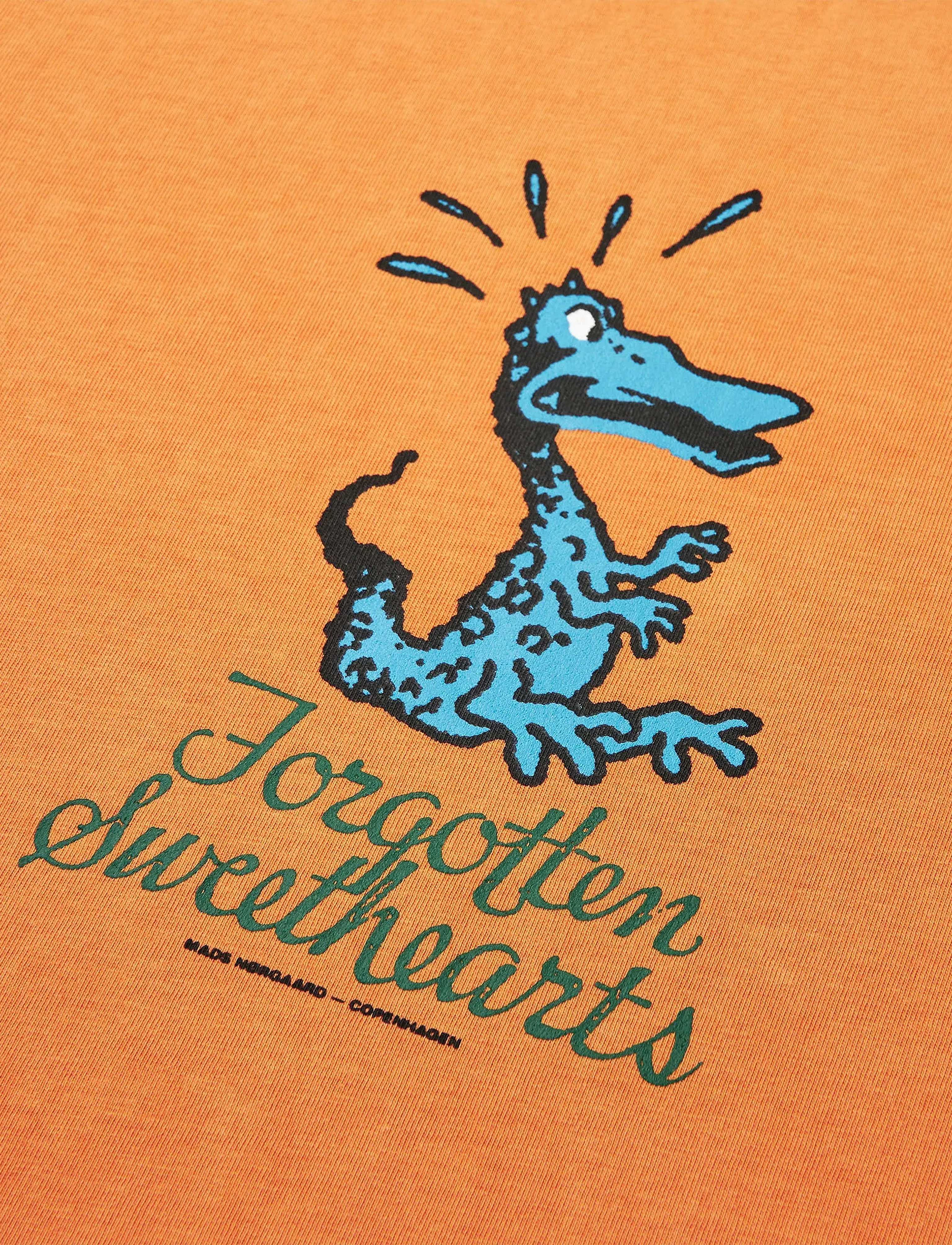 Mads Nørgaard - Cotton Jersey Sweathart Frode Tee - kortærmede t-shirts - orange clown fish - 3
