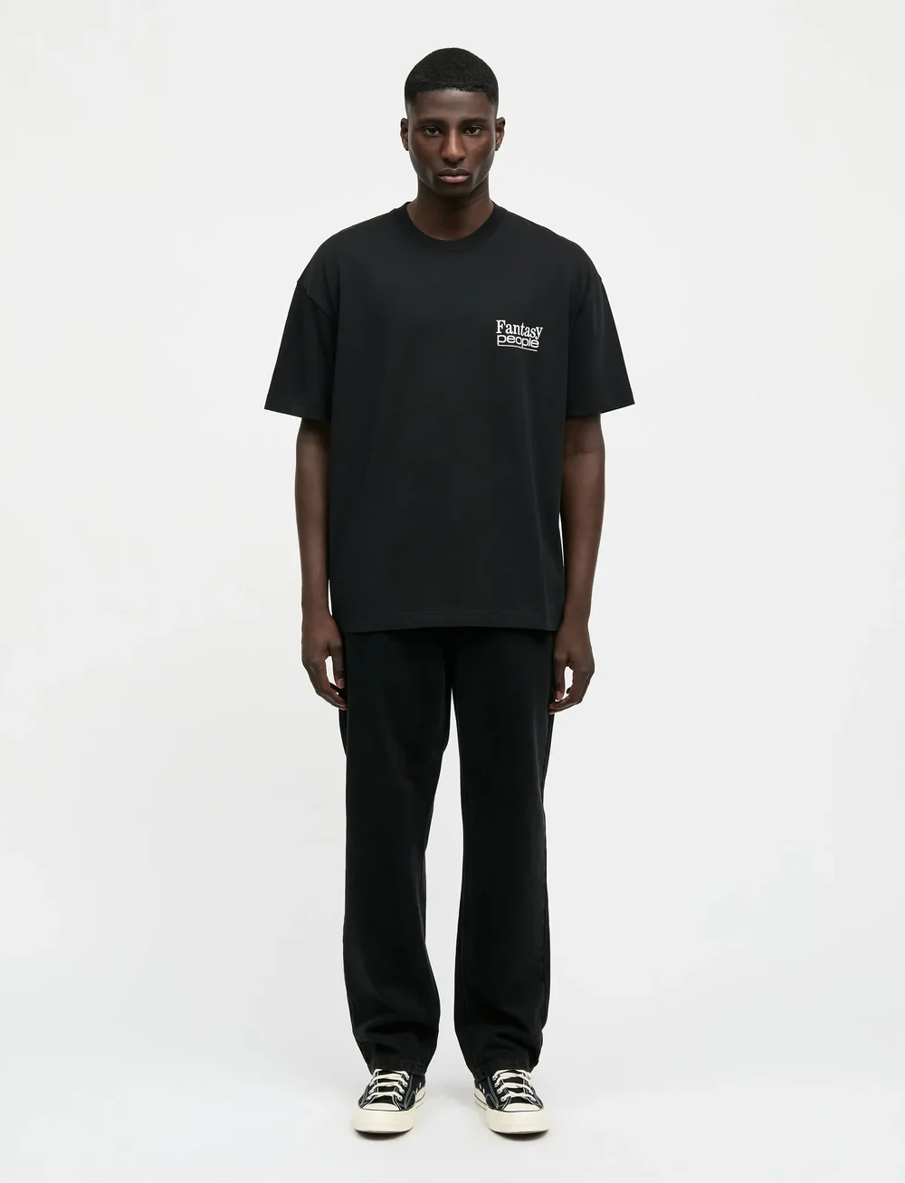 Mads Nørgaard - Open-End Fantasy Big Tee - lühikeste varrukatega t-särgid - black - 0