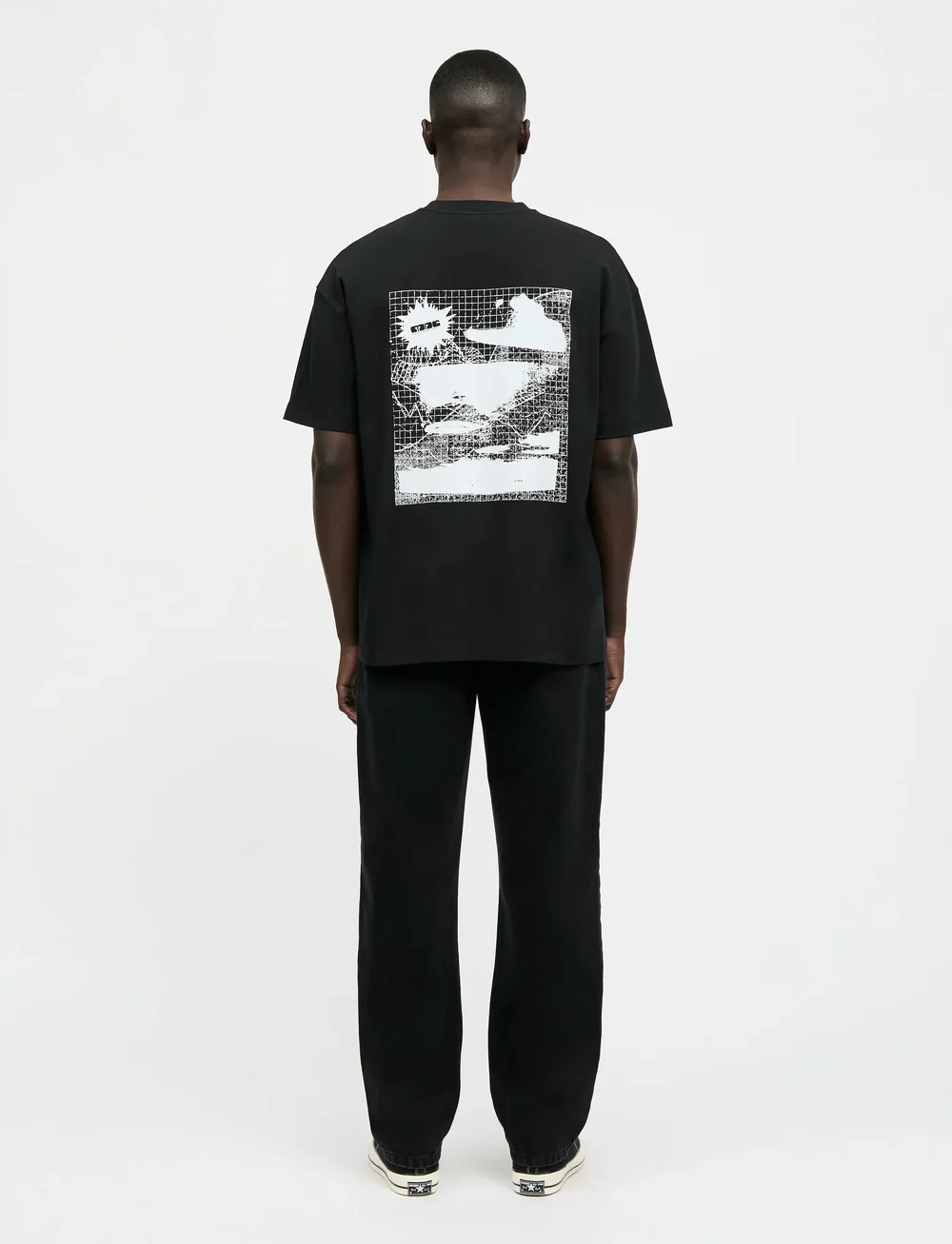 Mads Nørgaard - Open-End Fantasy Big Tee - lühikeste varrukatega t-särgid - black - 2