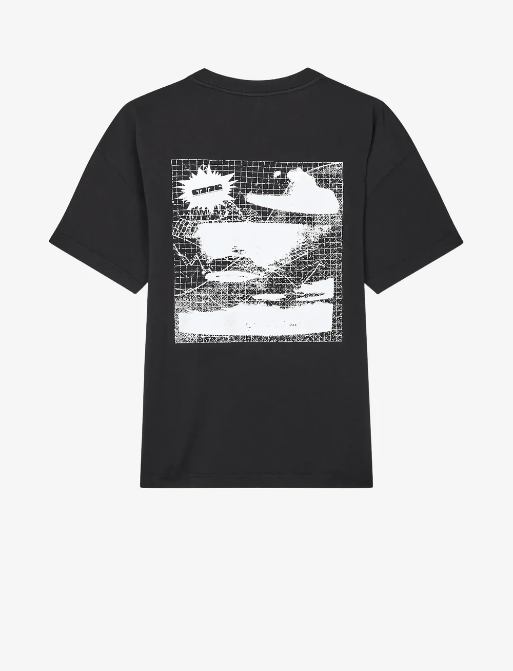Mads Nørgaard - Open-End Fantasy Big Tee - lühikeste varrukatega t-särgid - black - 3