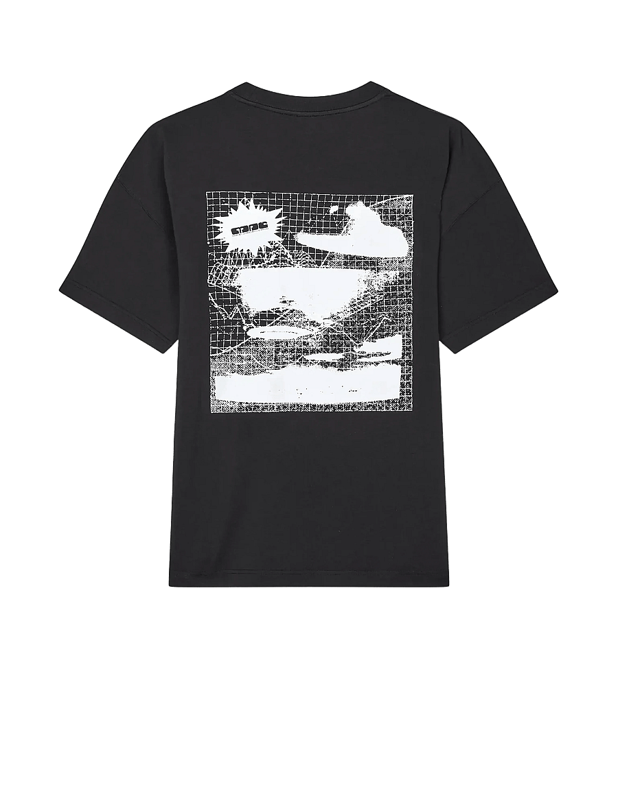 Mads Nørgaard - Open-End Fantasy Big Tee - short-sleeved t-shirts - black - 3