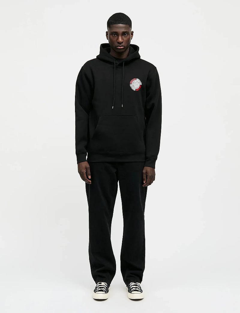 Mads Nørgaard - Standard Spiral Hoodie Sweat - sweats à capuche - black - 0