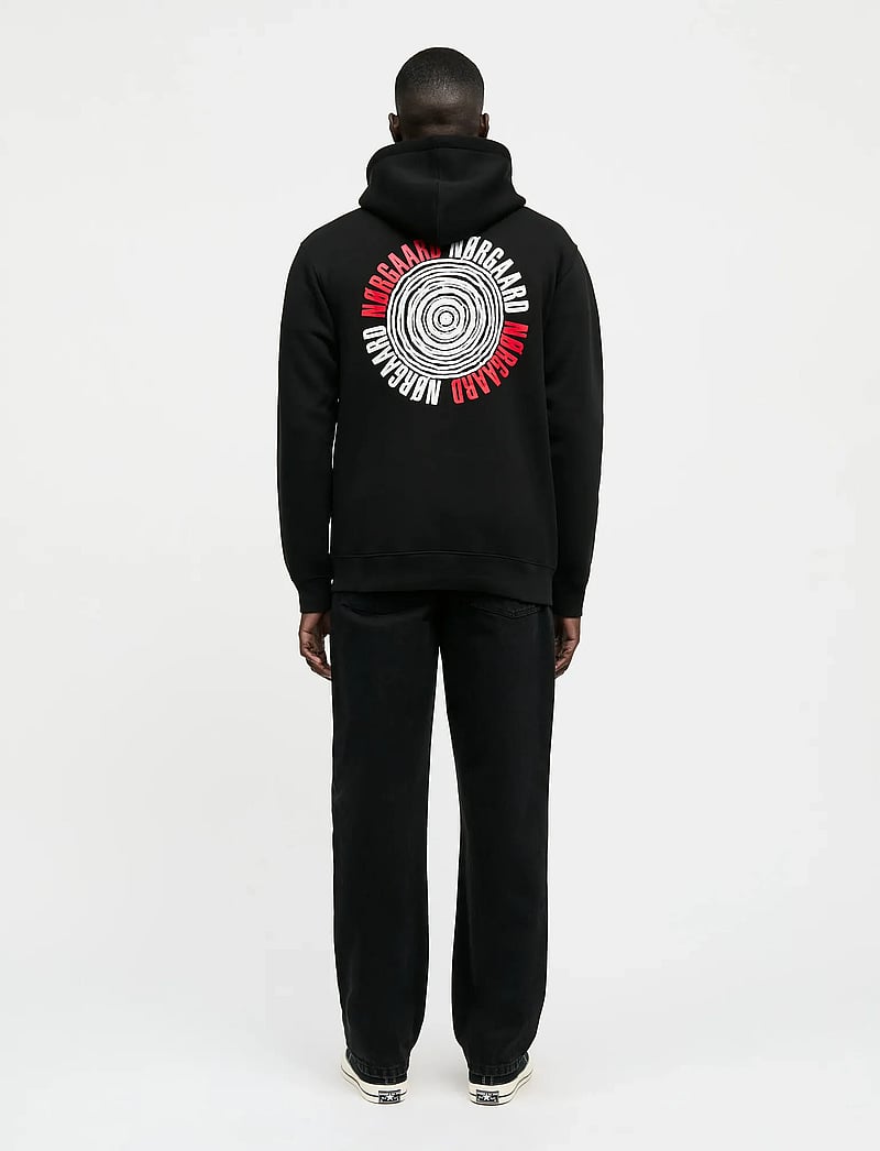 Mads Nørgaard - Standard Spiral Hoodie Sweat - sweats à capuche - black - 2