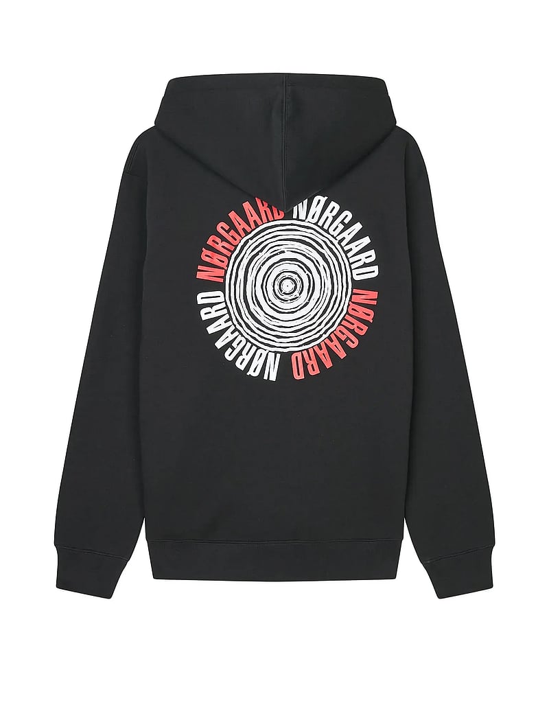 Mads Nørgaard - Standard Spiral Hoodie Sweat - sweats à capuche - black - 3