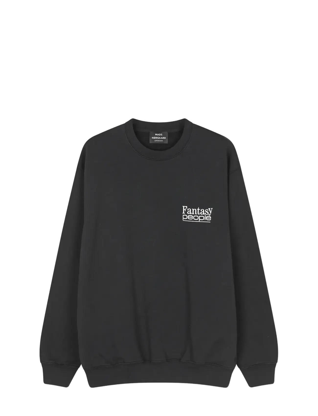 Mads Nørgaard Tough Hawk Fantasy Crew Sweat - Kläder - BLACK / black