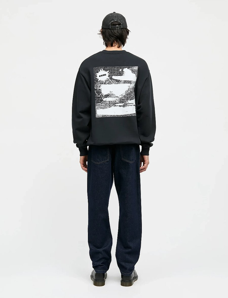 Mads Nørgaard - Tough Hawk Fantasy Crew Sweat - shop efter anledning - black - 0