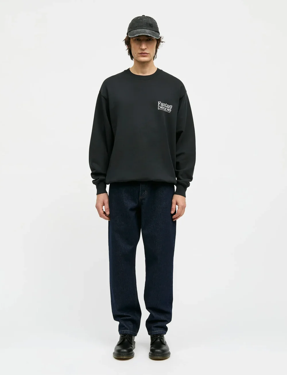 Mads Nørgaard - Tough Hawk Fantasy Crew Sweat - shoppa efter tillfälle - black - 2