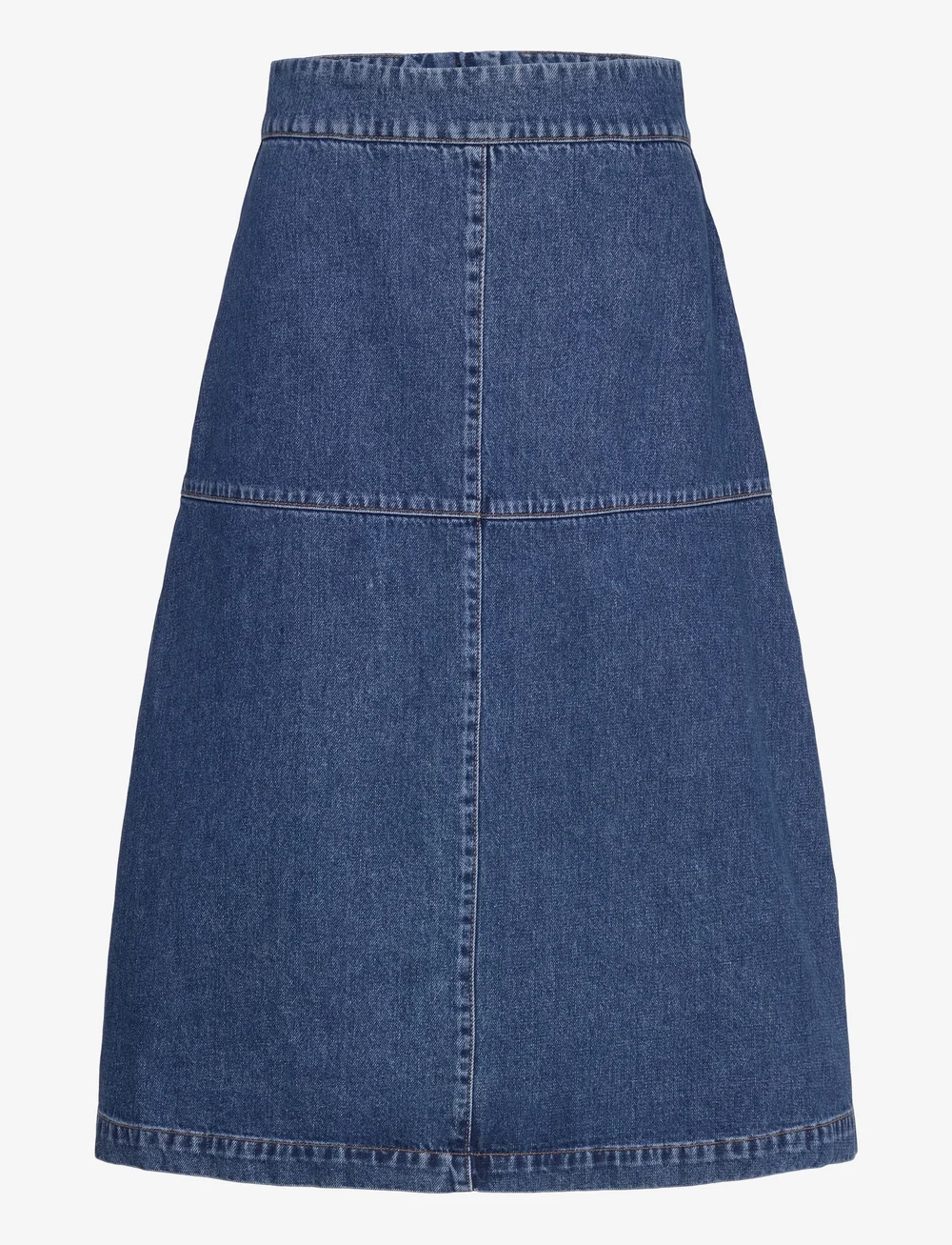 Mads Nørgaard - Denim Lunar Skirt - denimnederdele - vintage blue - 0