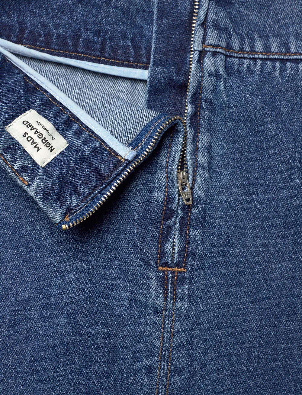 Mads Nørgaard - Denim Lunar Skirt - denimnederdele - vintage blue - 2