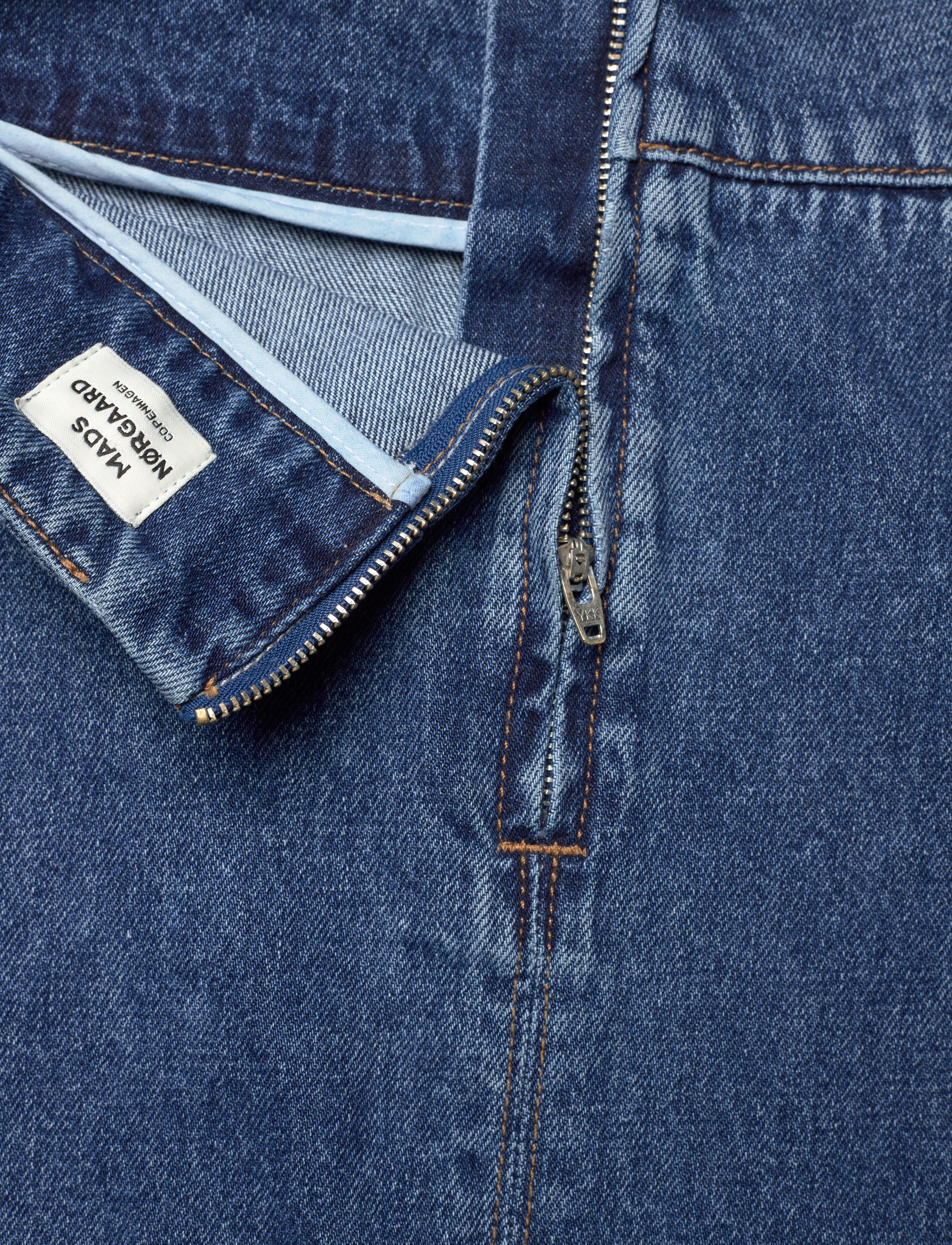 Mads Nørgaard - Denim Lunar Skirt - spijkerrokken - vintage blue - 2