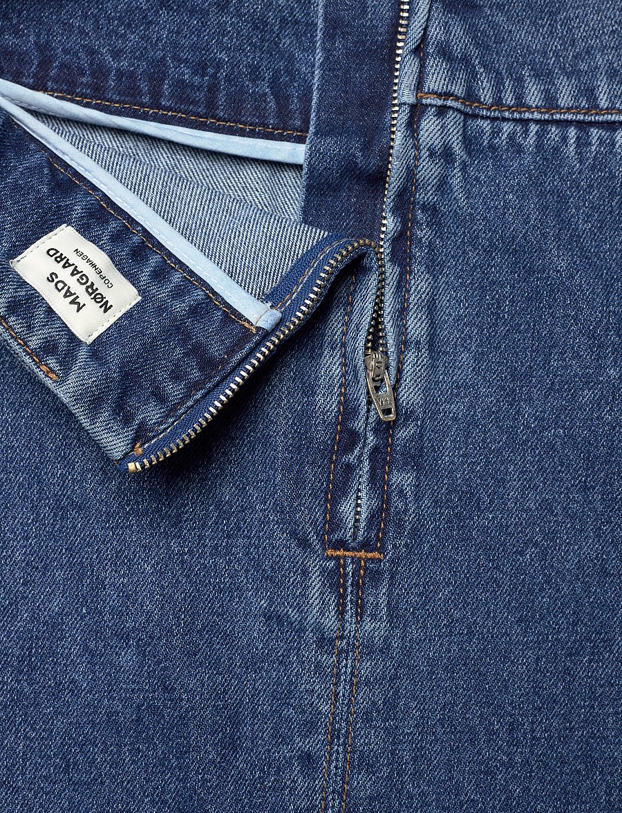 Mads Nørgaard - Denim Lunar Skirt - jeansröcke - vintage blue - 2