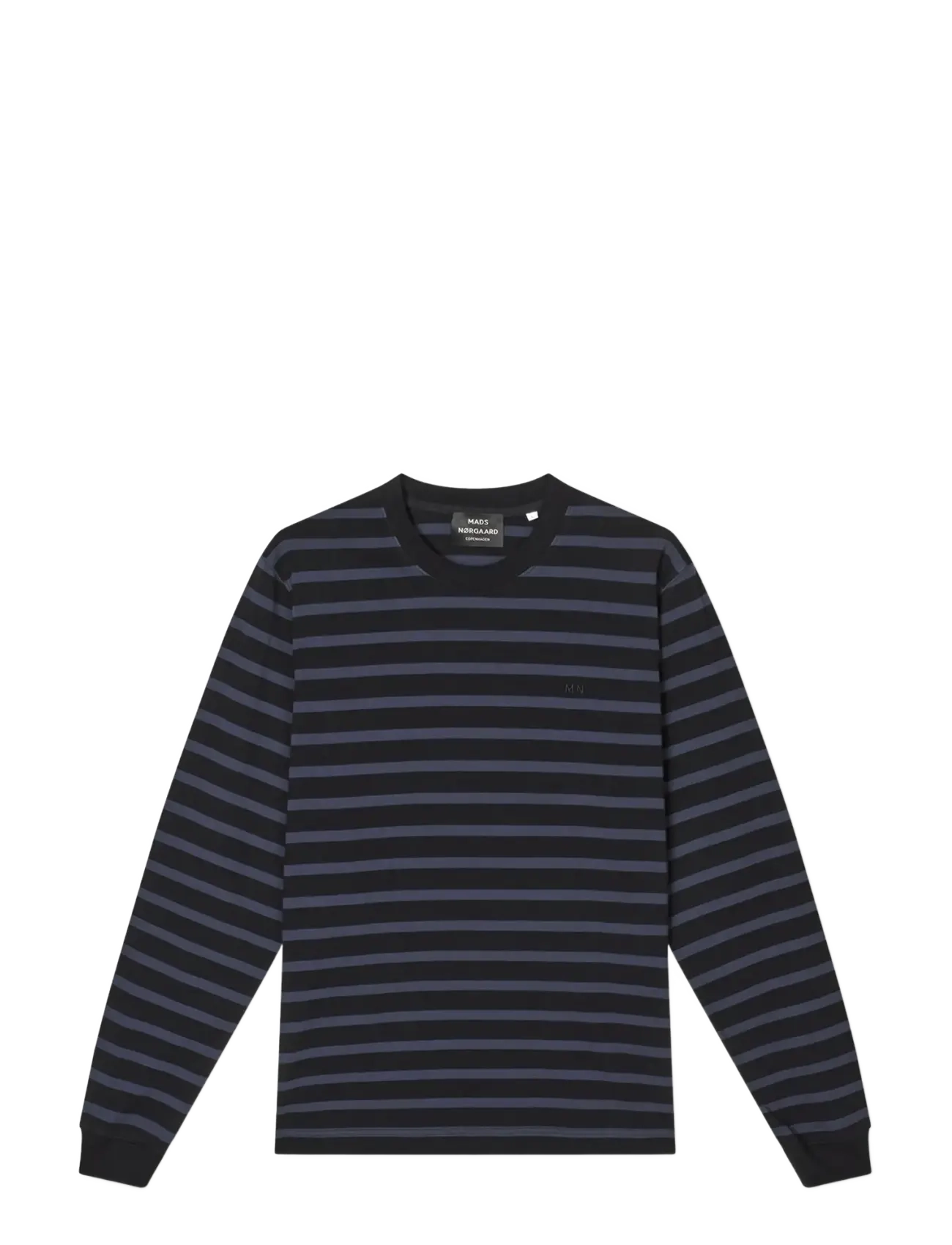 Cotton Jersey Stripe Frode Tee LS - PARISIAN NIGHT/BLACK