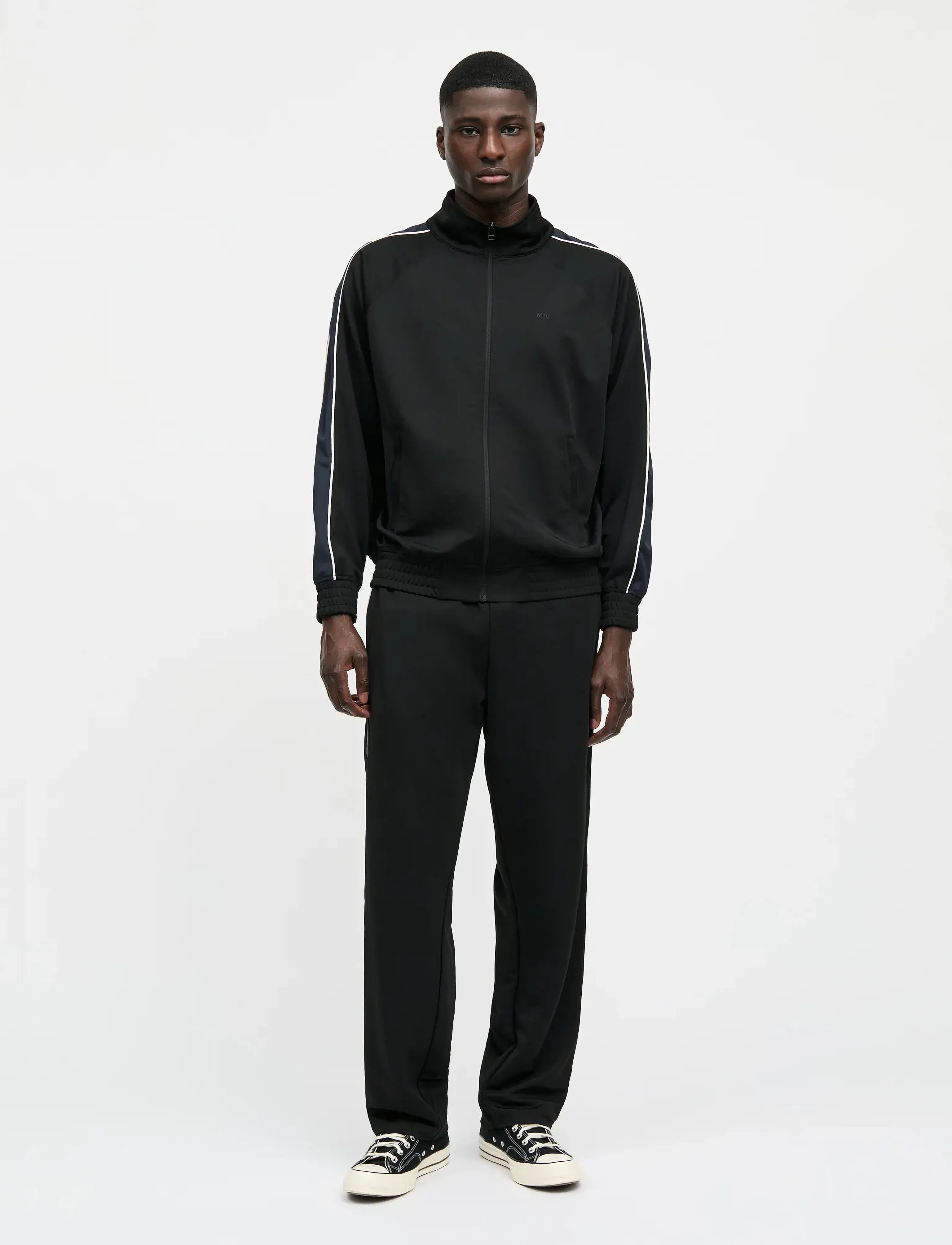Mads Nørgaard Pique Sport Track Pants, XXL, Unterteile, Schwarz - Sweatpants, Männerswear