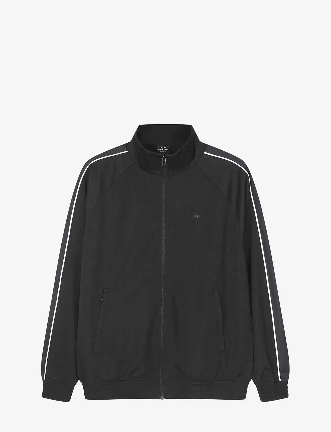 Mads Nørgaard - Pique Sport Track Top - shop by occasion - black - 1