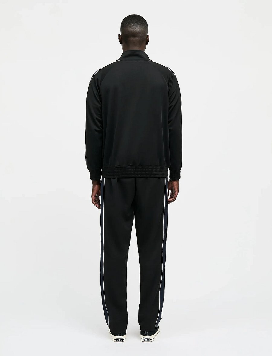 Mads Nørgaard - Pique Sport Track Top - dressipluusid - black - 2