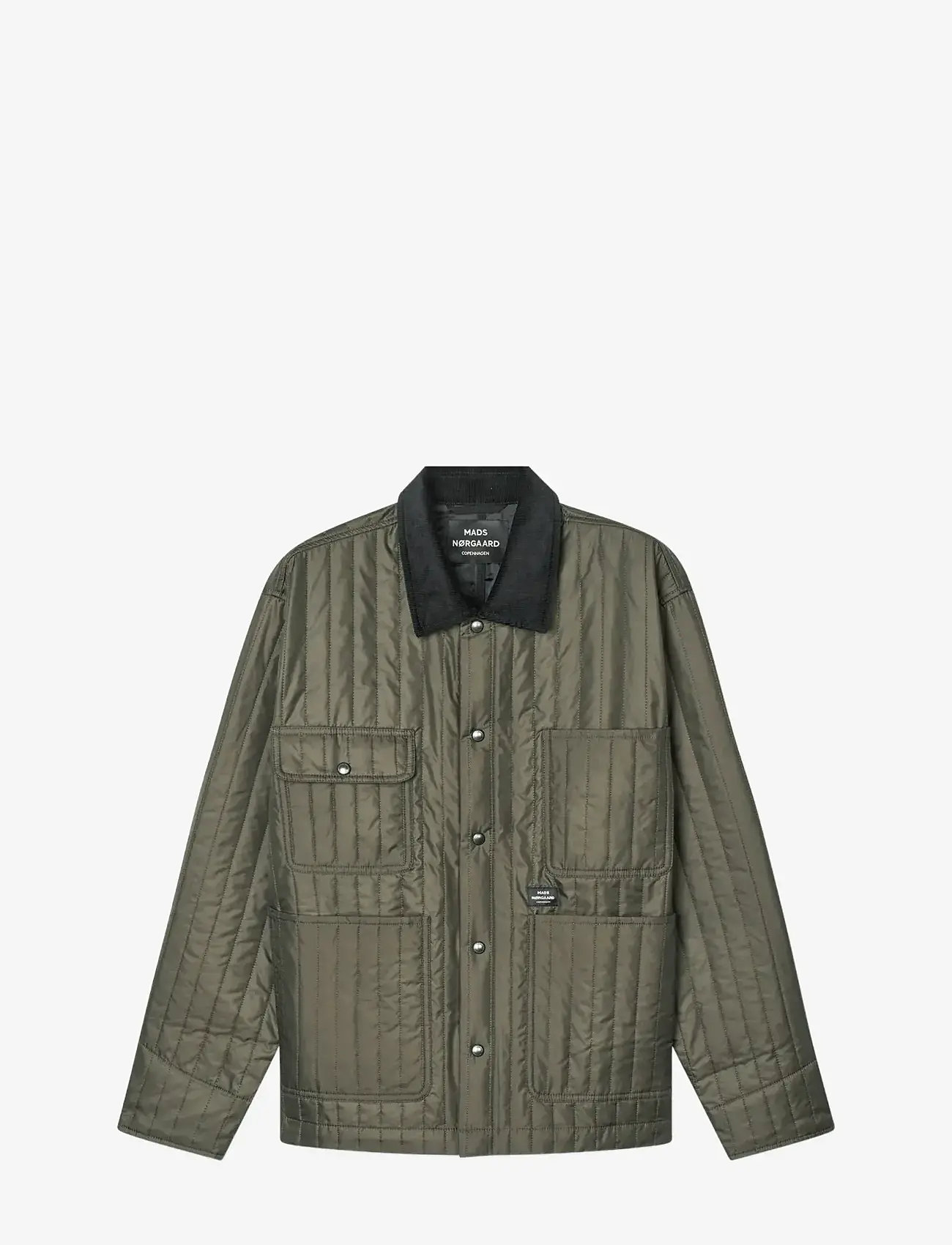 Mads Nørgaard - Quilt Chore Jacket - sügisjakid - forest night - 0