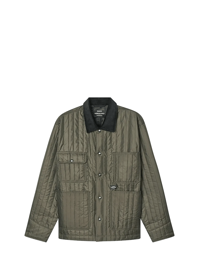 Mads Nørgaard - Quilt Chore Jacket - herbstjacken - forest night - 1