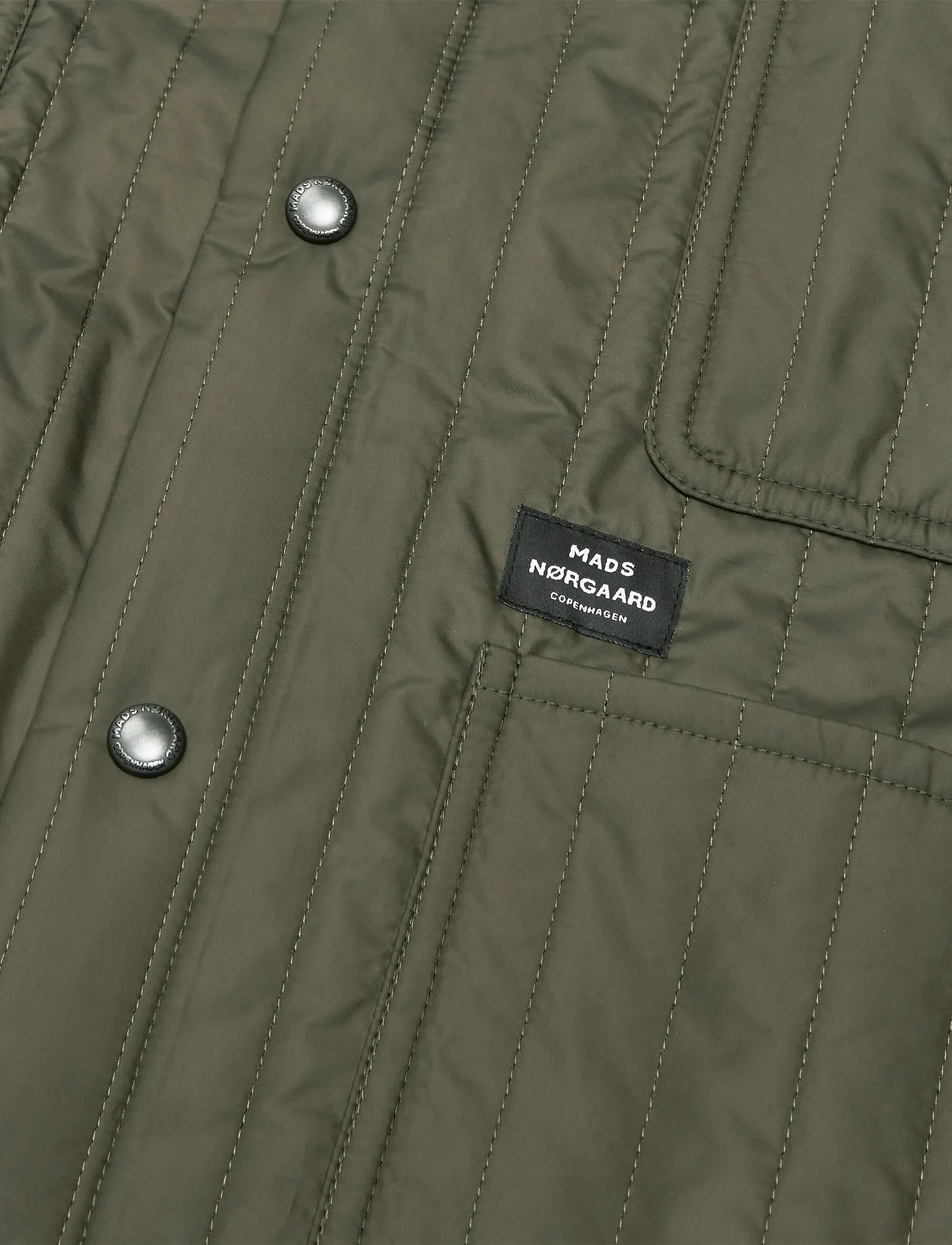 Mads Nørgaard - Quilt Chore Jacket - frühlingsjacken - forest night - 3