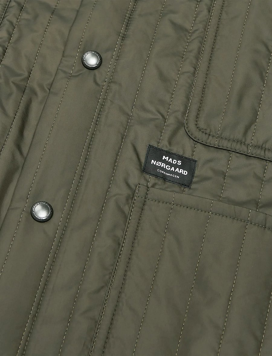 Mads Nørgaard - Quilt Chore Jacket - frühlingsjacken - forest night - 3