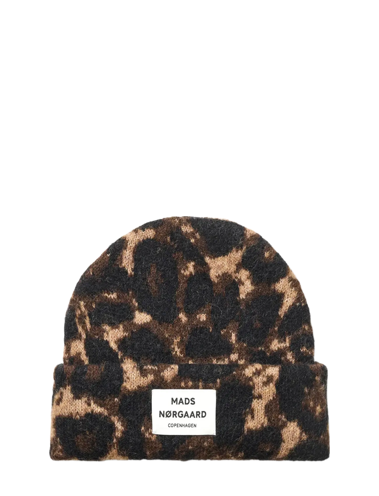 Mads Nørgaard Tosca Anuska AOP Beanie - Accessoires - LEOPARD / multi