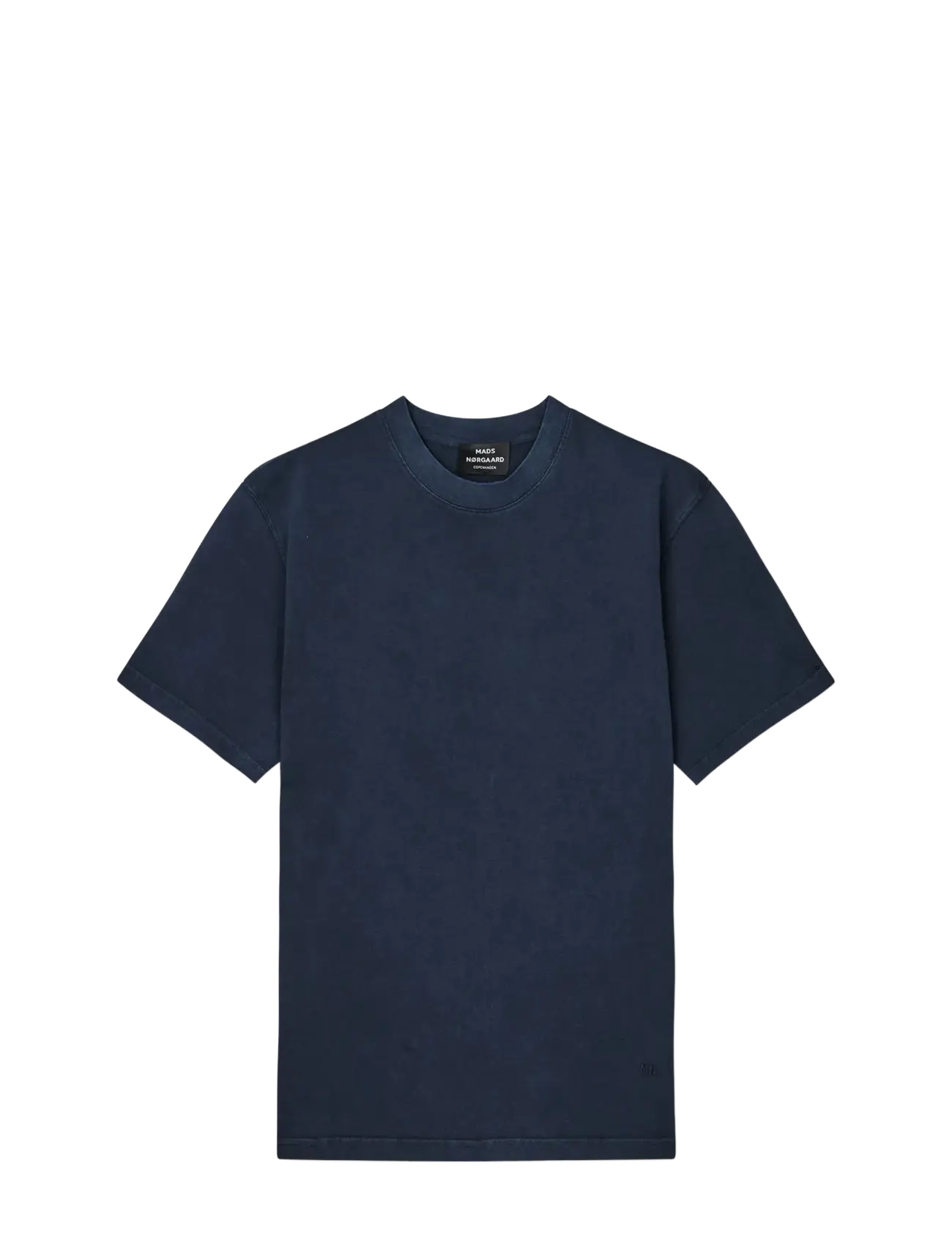 Mads Nørgaard Combed Jersey Dye Thorbjørn Tee - Mads Nørgaard - PARISIAN NIGHT / navy