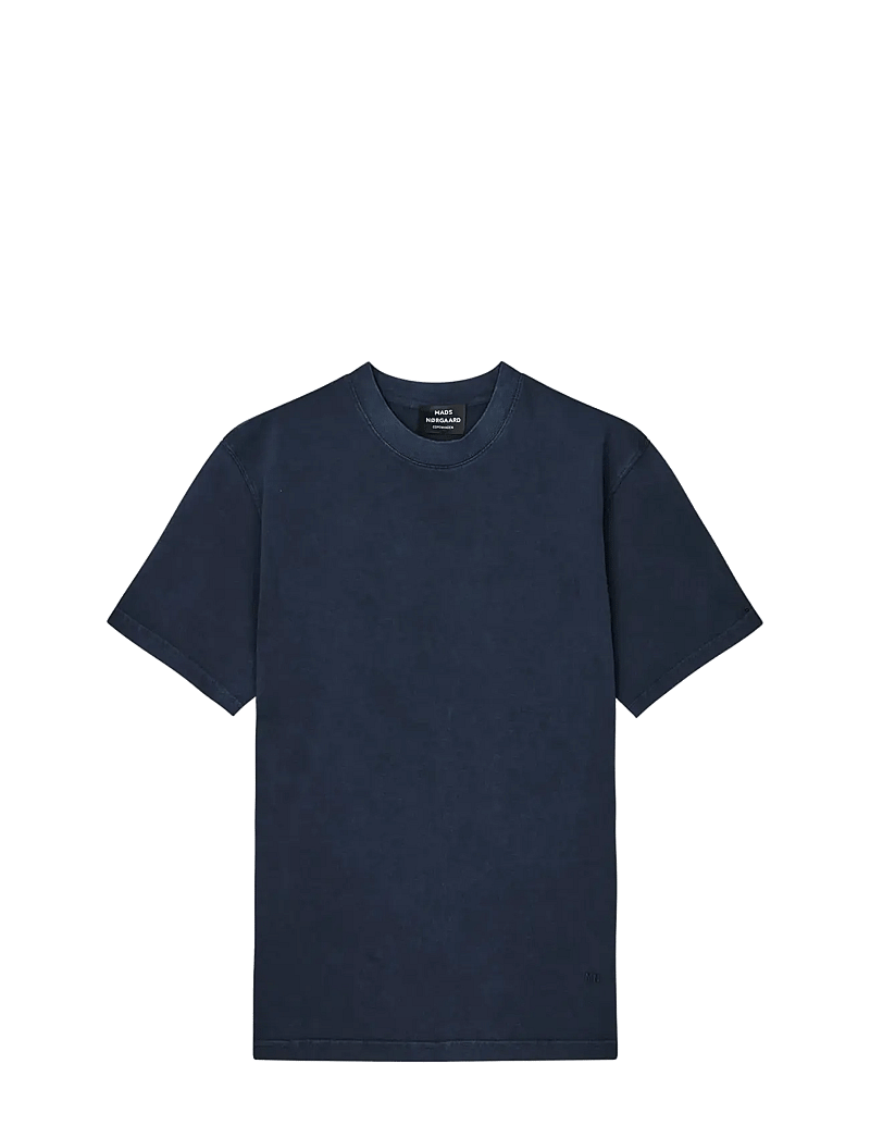 Mads Nørgaard - Combed Jersey Dye Thorbjørn Tee - kurzärmelig - parisian night - 1