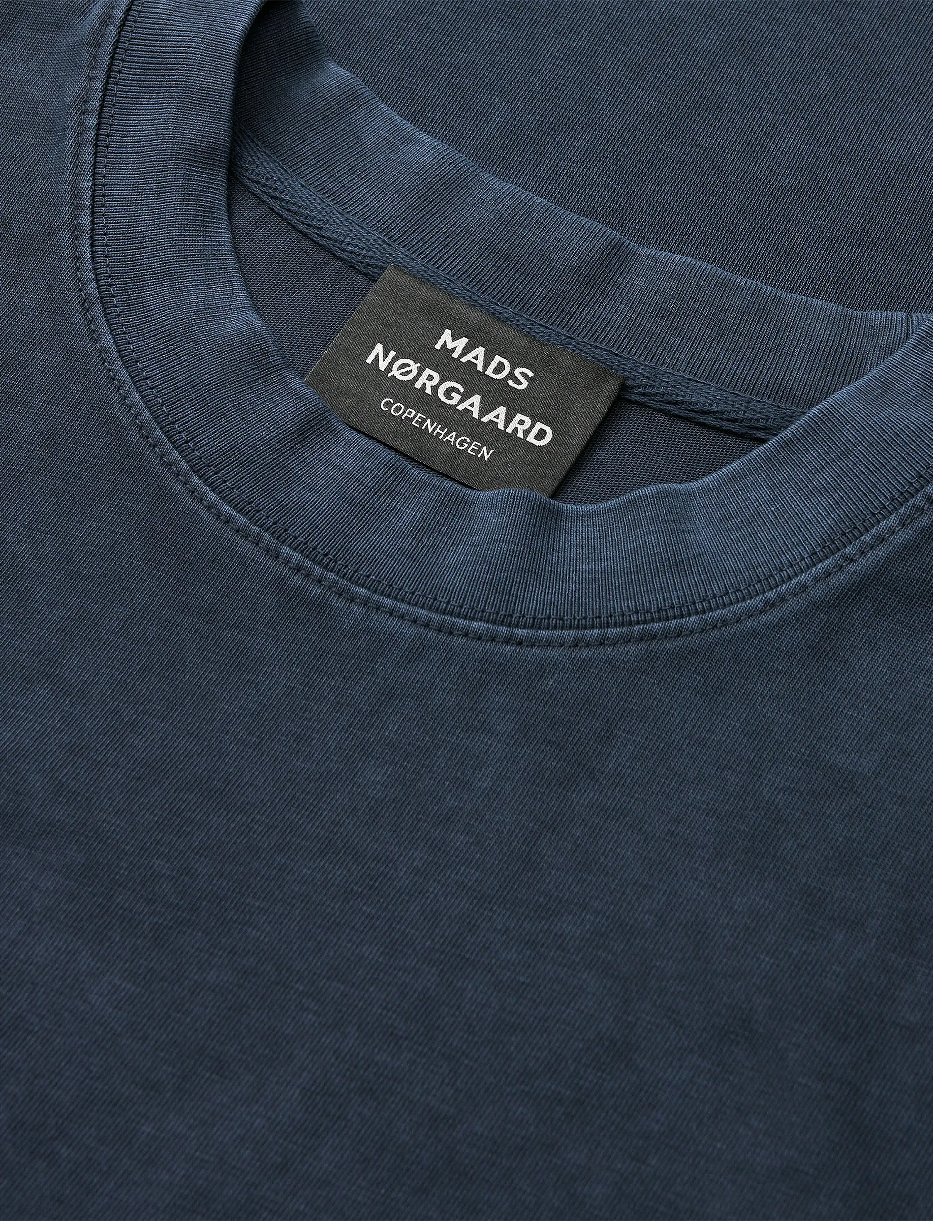 Mads Nørgaard - Combed Jersey Dye Thorbjørn Tee - short-sleeved t-shirts - parisian night - 3