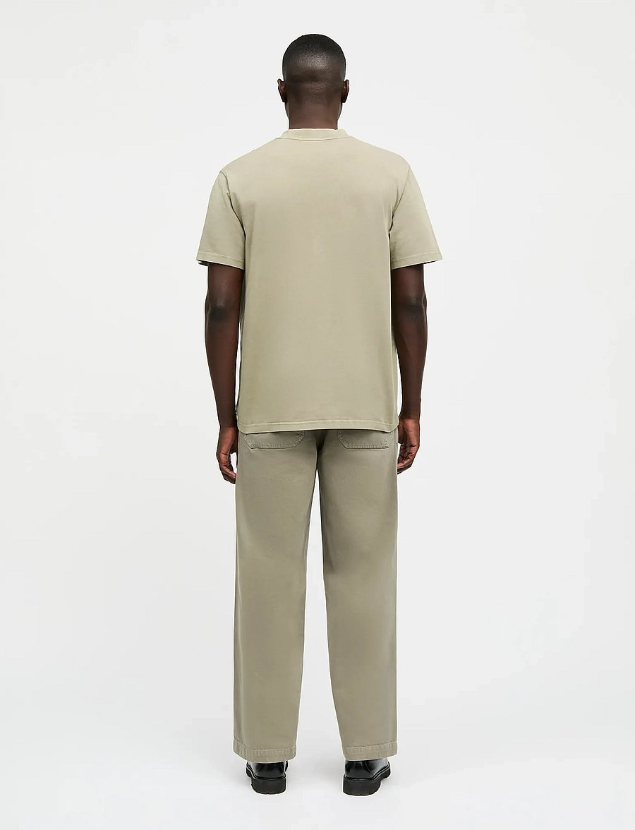 Mads Nørgaard - Combed Jersey Dye Thorbjørn Tee - kurzärmelig - silver sage - 2