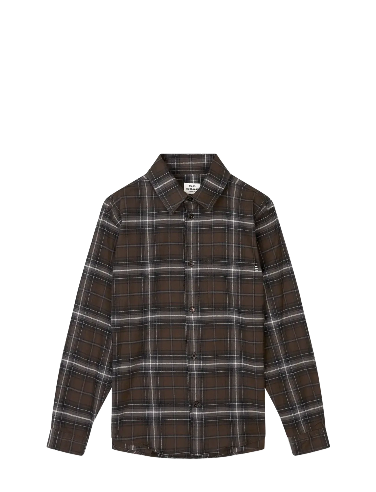 Mads Nørgaard Cotton Flannel Svano Shirt - 4 for 3 - DEMITASSE CHECK / multi