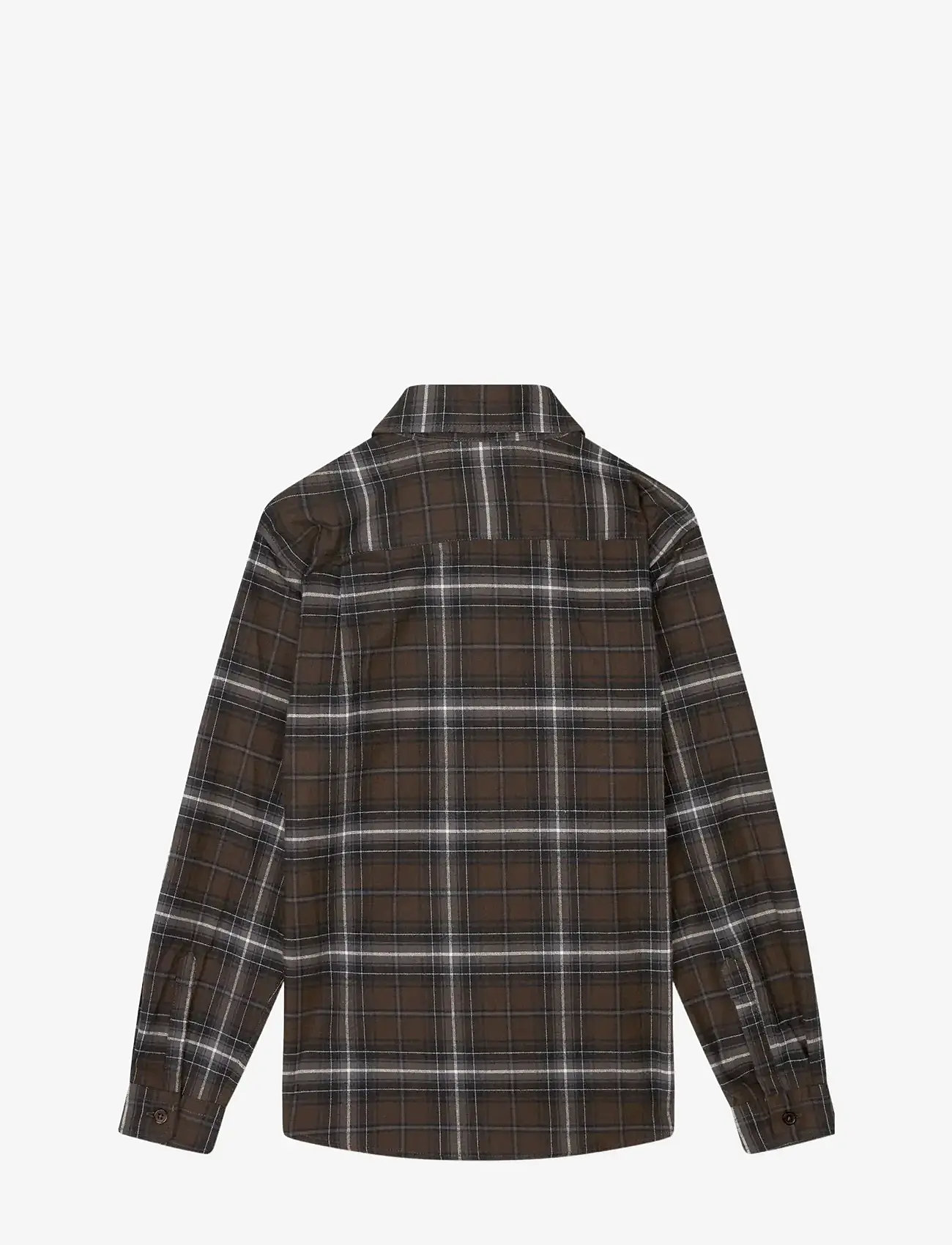 Mads Nørgaard - Cotton Flannel Svano Shirt - pikkade varrukatega särgid - demitasse check - 1