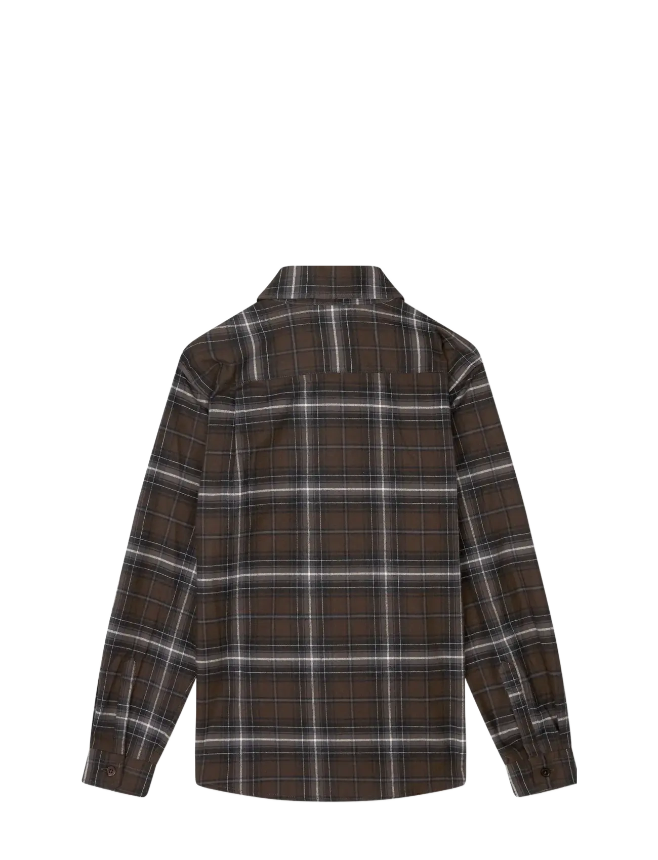 Mads Nørgaard - Cotton Flannel Svano Shirt - langärmlige hemden - demitasse check - 1